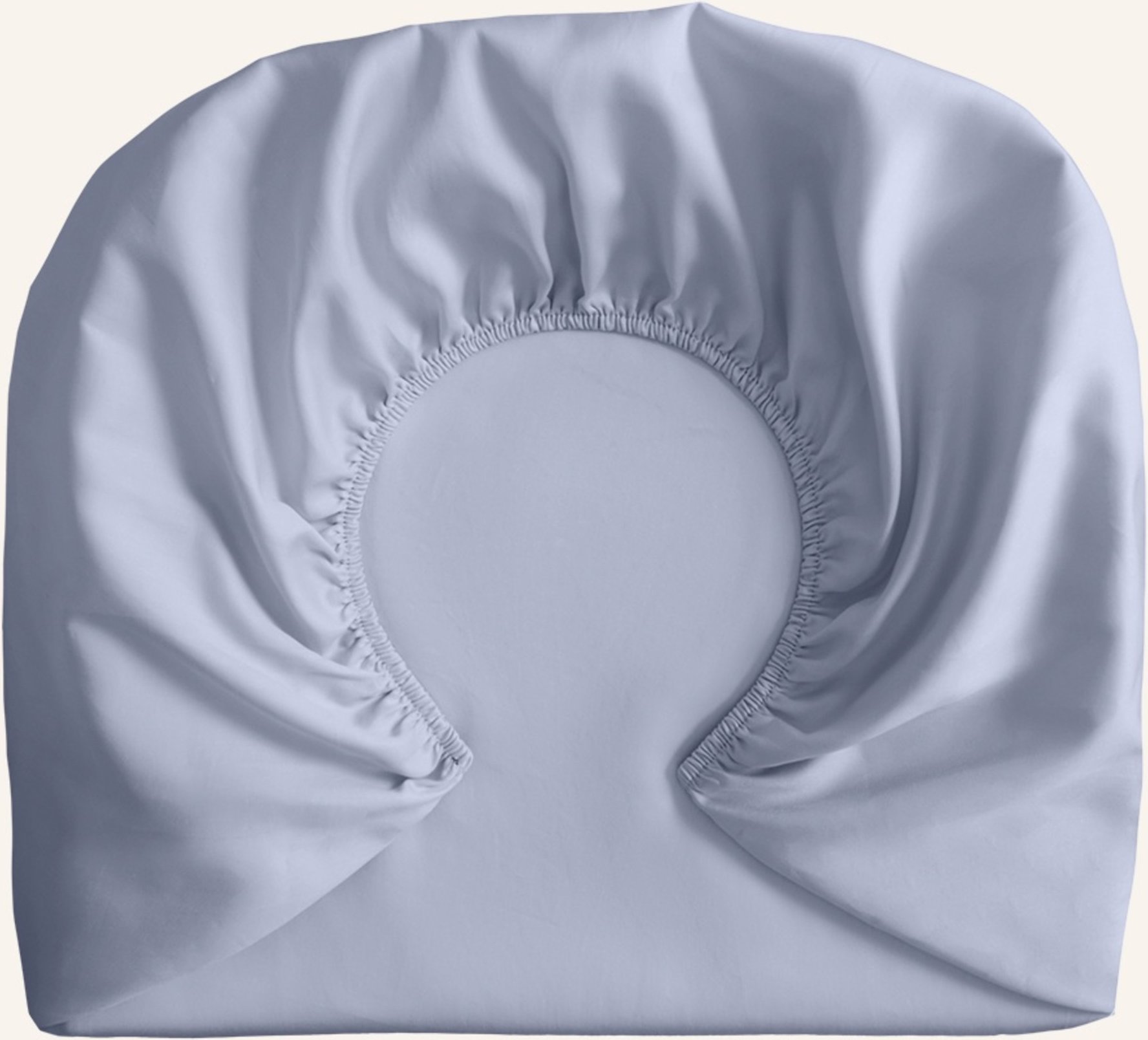 Royfort Spannbettlaken Baumwolle blau