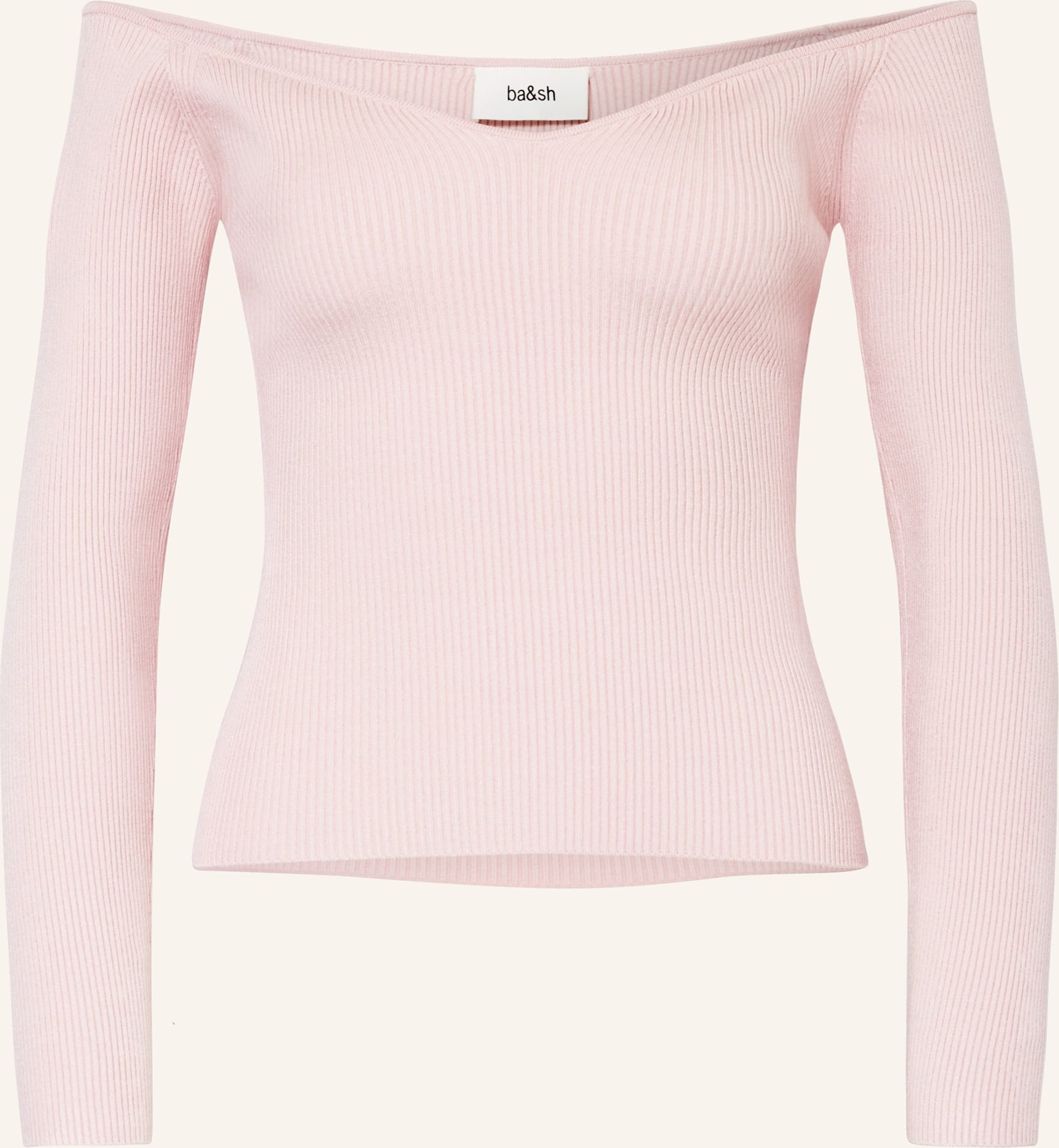 Ba&Sh Off-Shoulder-Shirt Owais pink