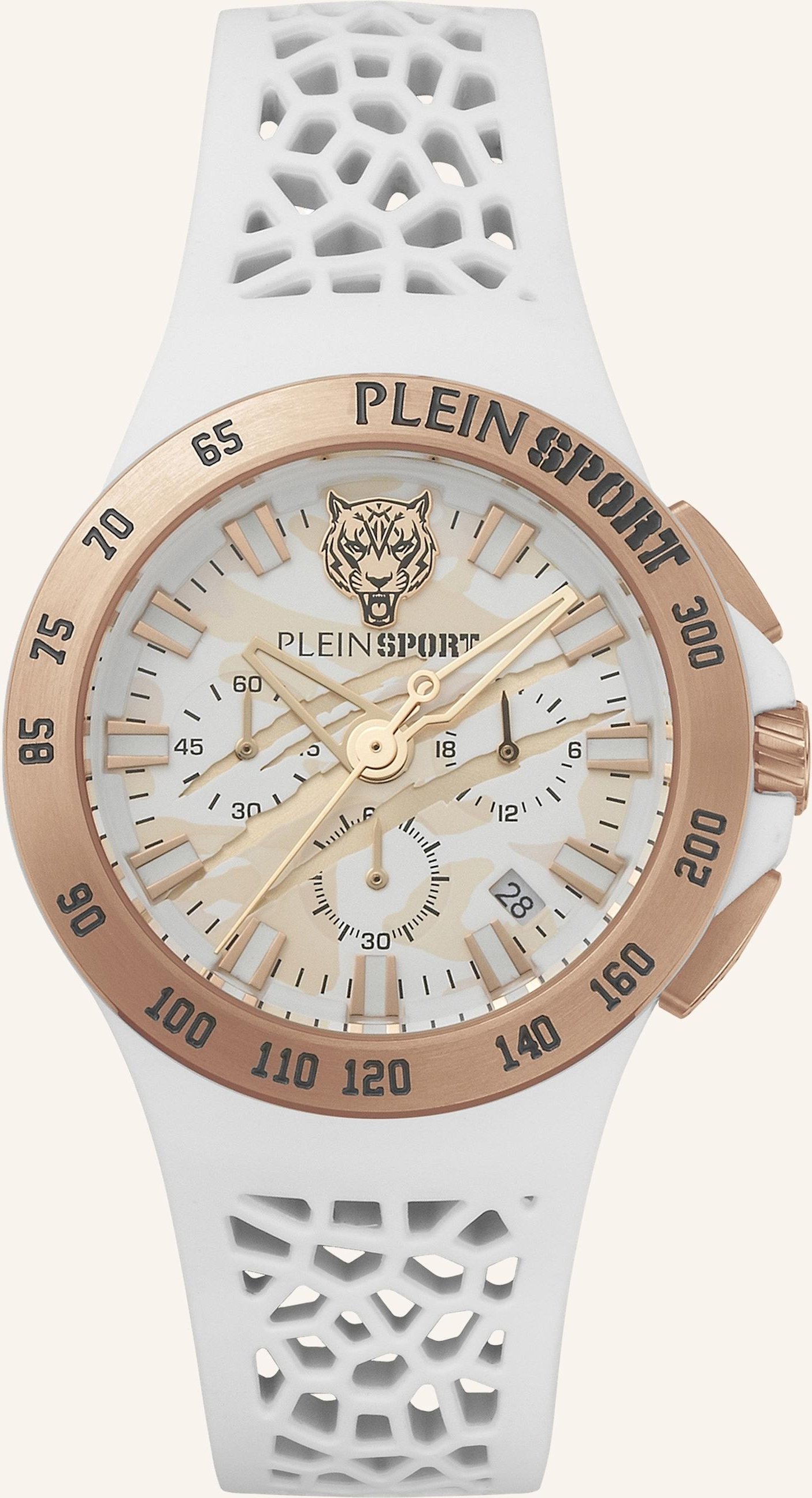 Thumbnail - Plein Sport Armbanduhr Thunderstorm Chrono weiss
