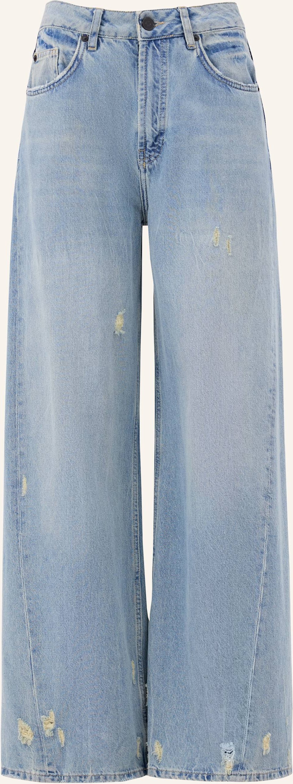 Pinxit Jeans Superweite Jeans blau