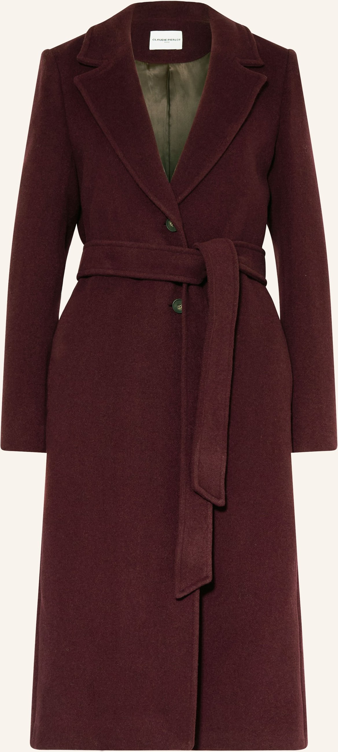 Claudie Pierlot Wollmantel rot