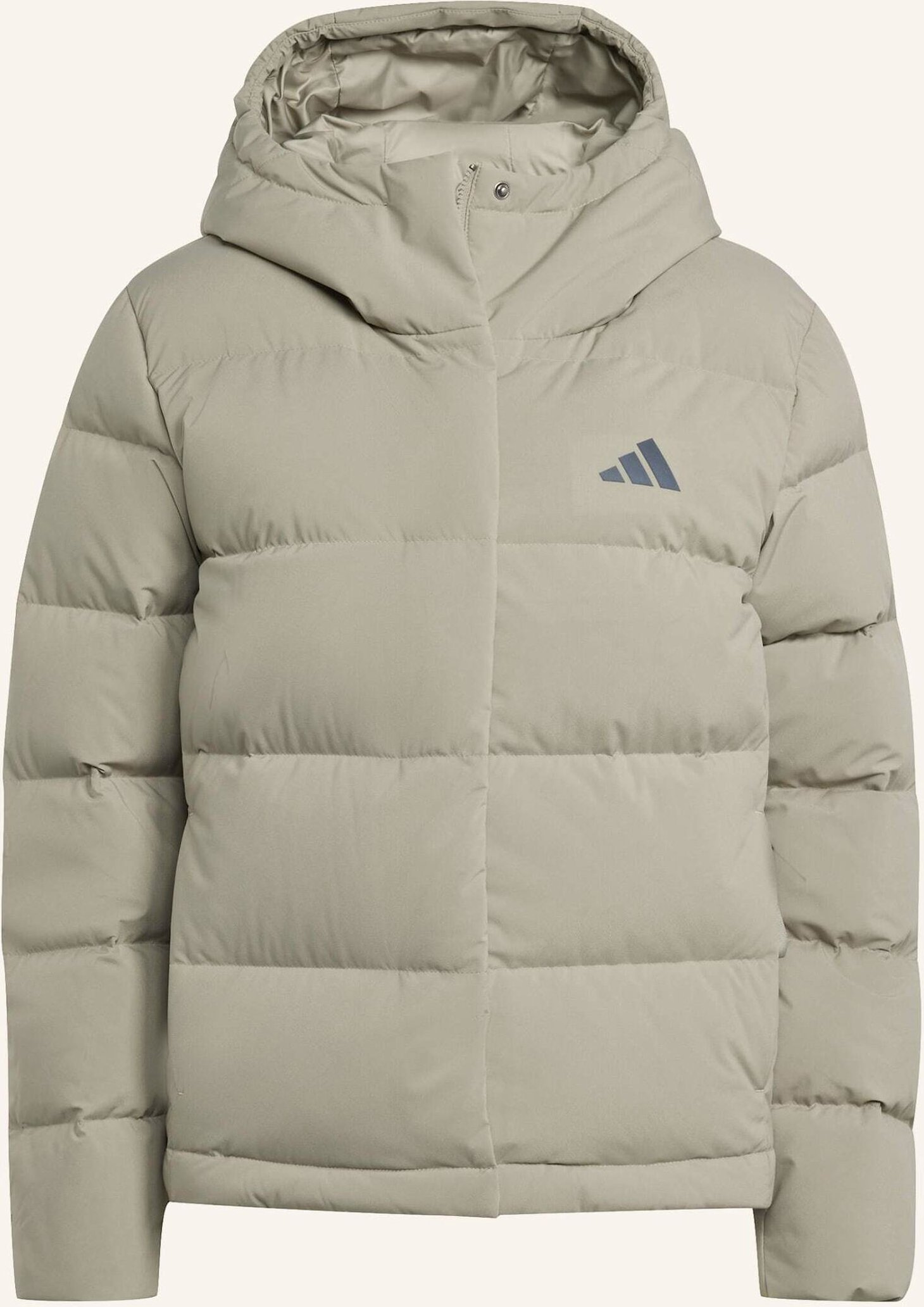 Thumbnail - Adidas Helionic Climawarm Daunenjacke Mit Kapuze gruen