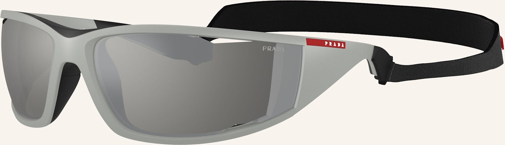 Prada Linea Rossa Sonnenbrille Ps a04s grau