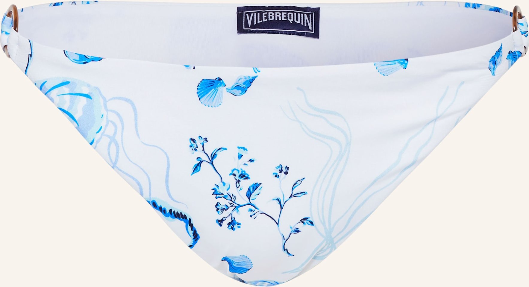 Thumbnail - Vilebrequin Basic-Bikini-Hose Medusa And Shells weiss