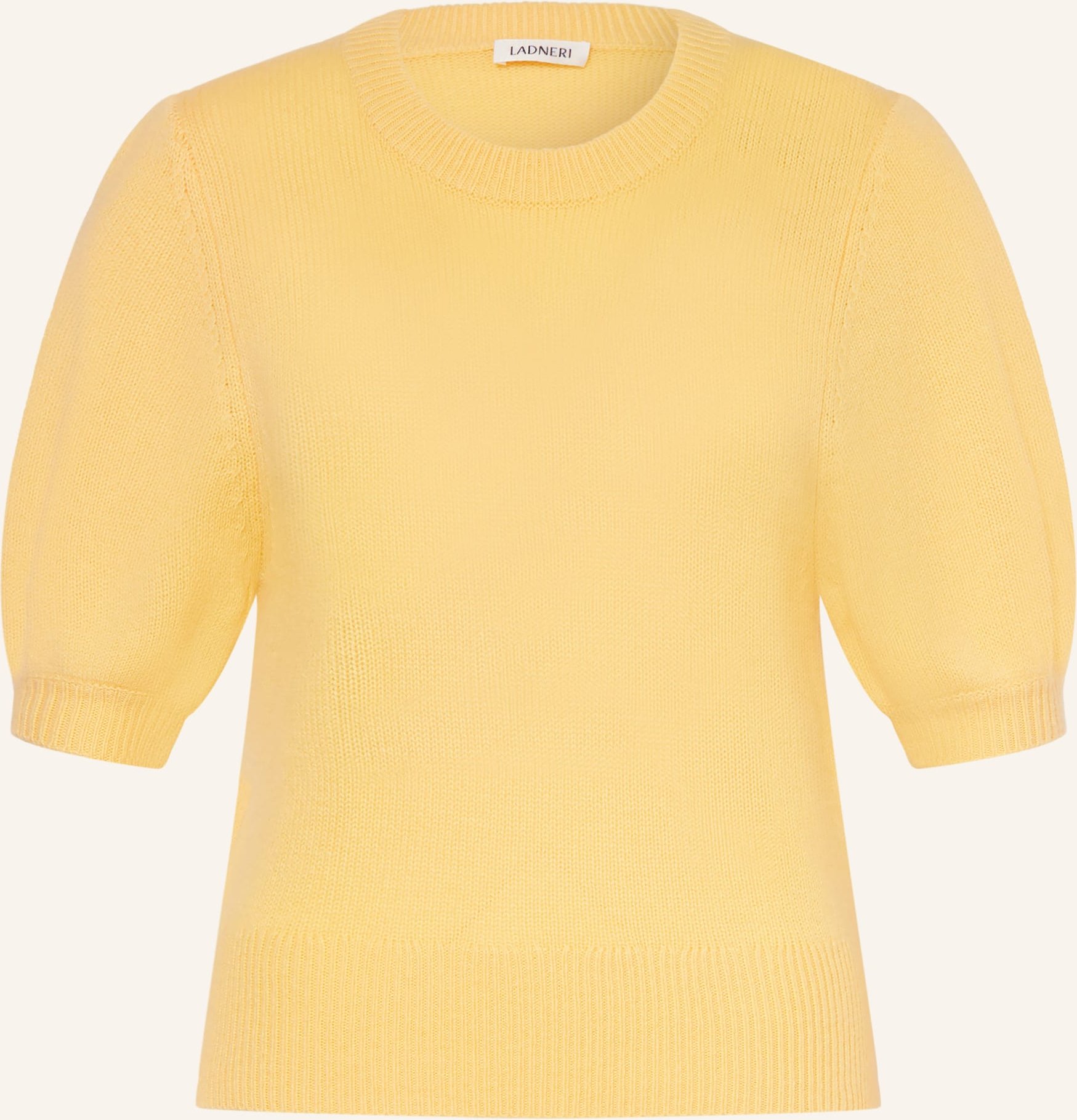 Ladneri Strickshirt Poupette Aus Cashmere gelb