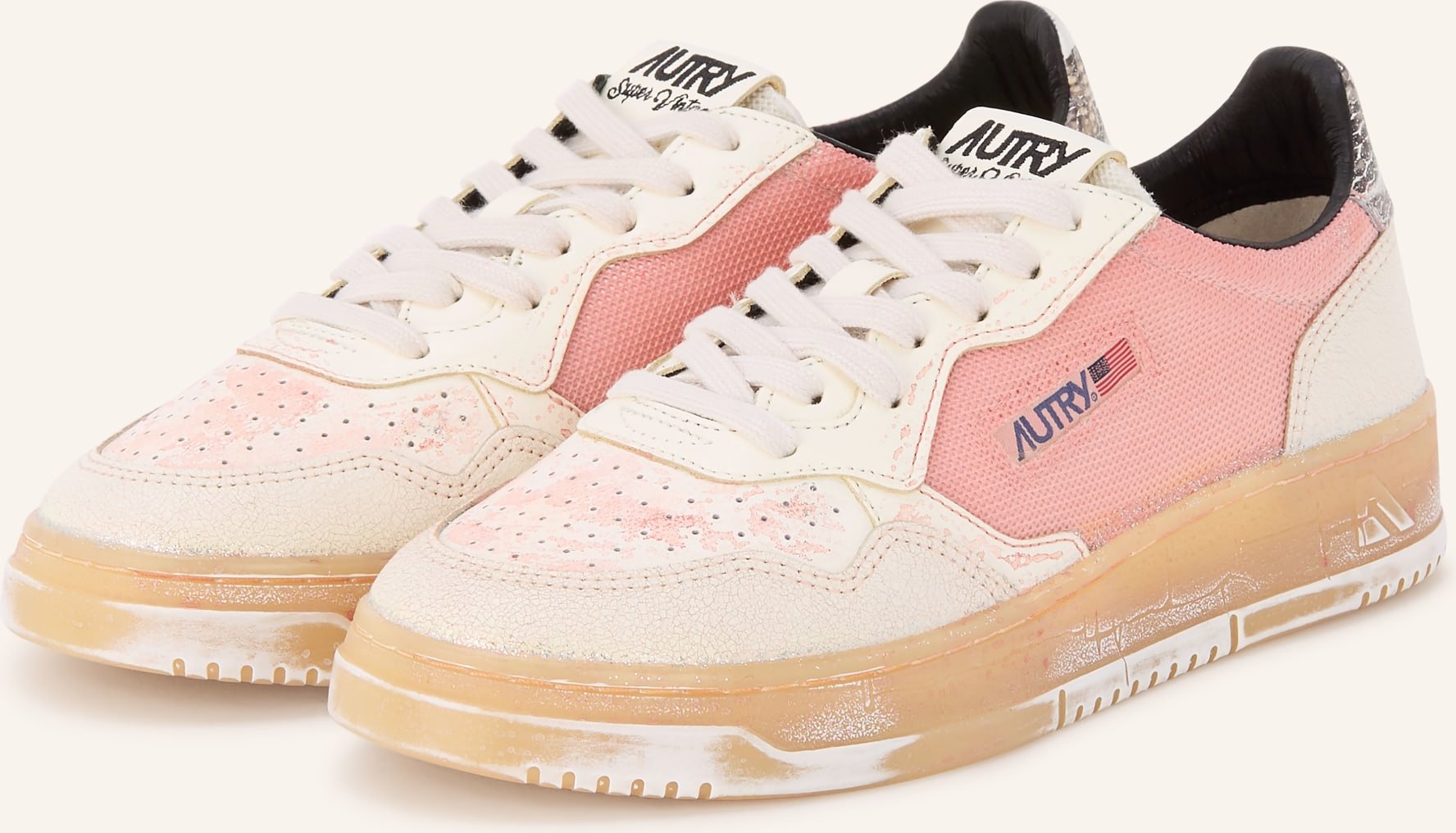 Autry Sneaker Medalist Low rosa