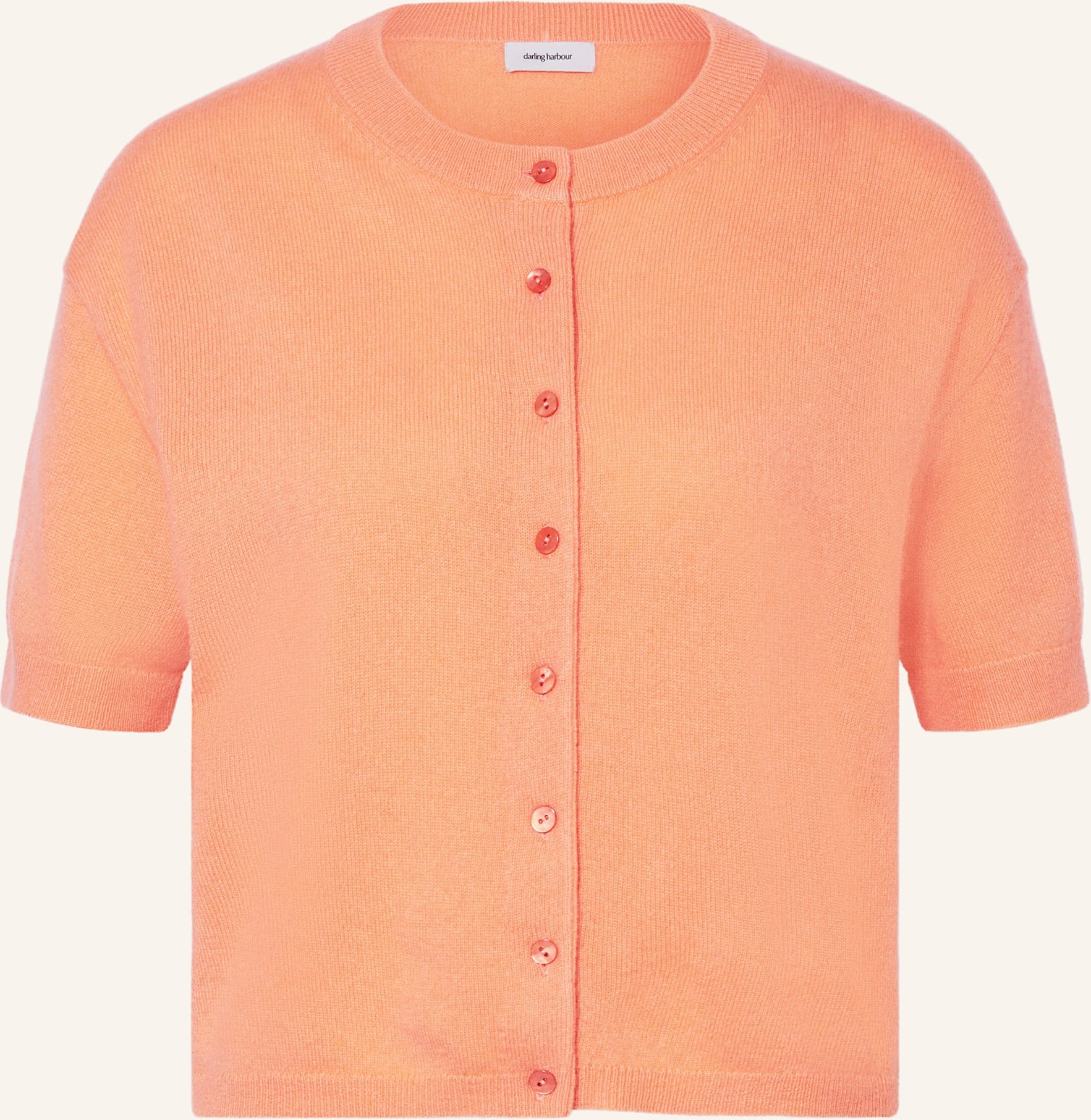 Darling Harbour Strickjacke Aus Cashmere orange