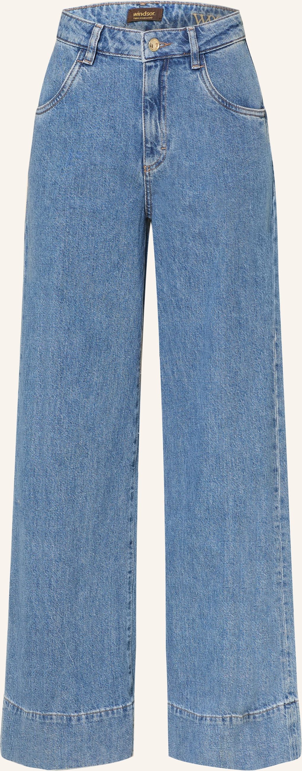 Windsor. Wide Leg Jeans blau
