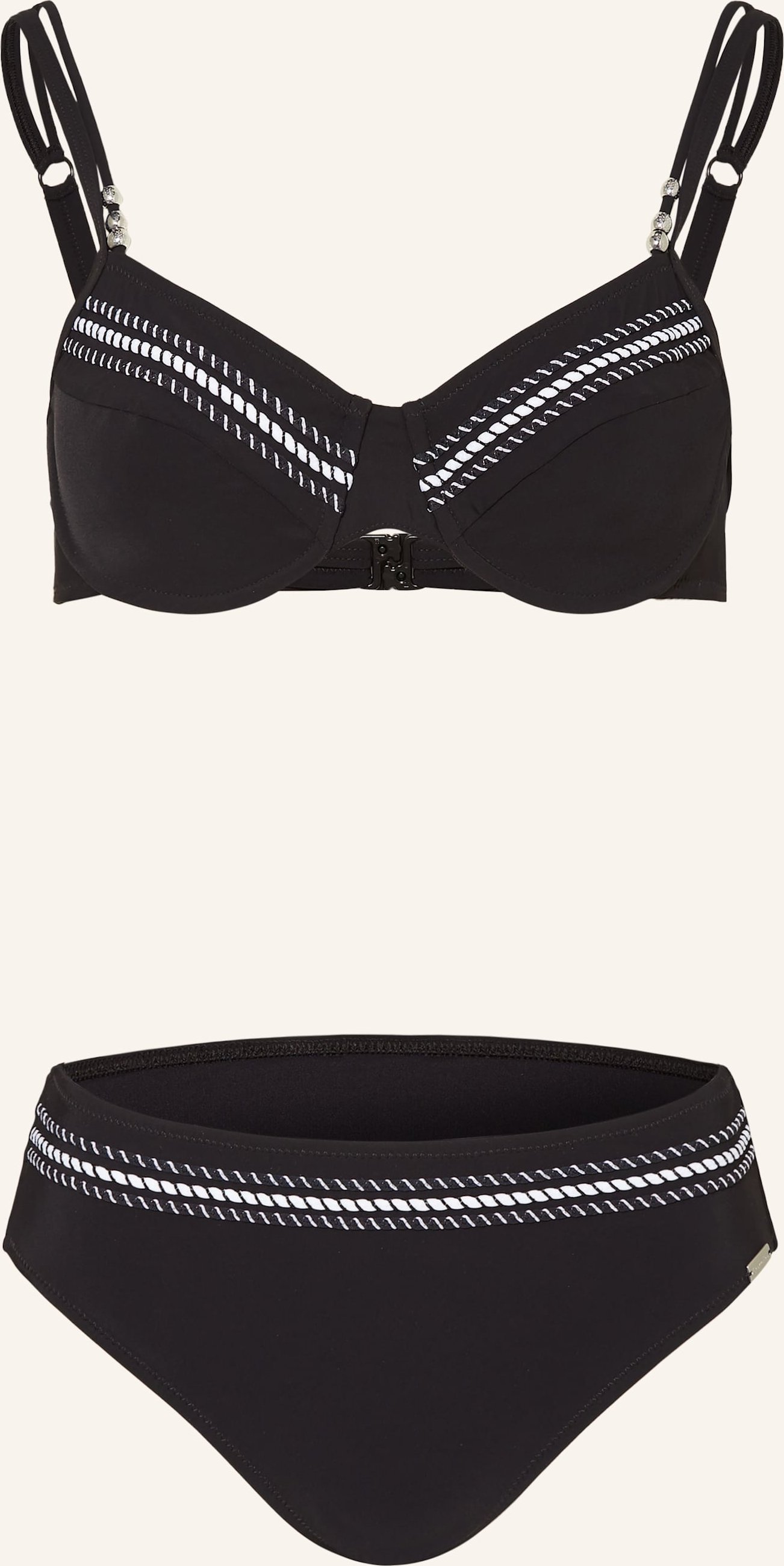 Charmline Bügel-Bikini Ribbon Play schwarz