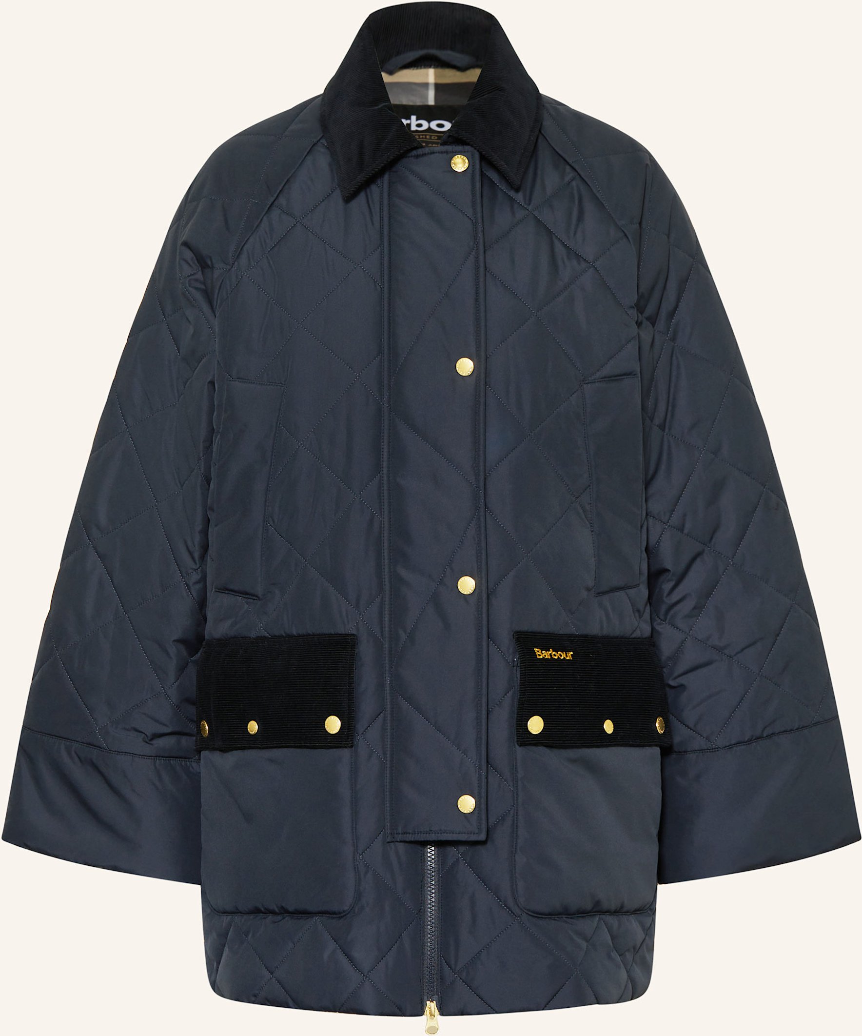 Barbour Steppmantel Aldburgh blau