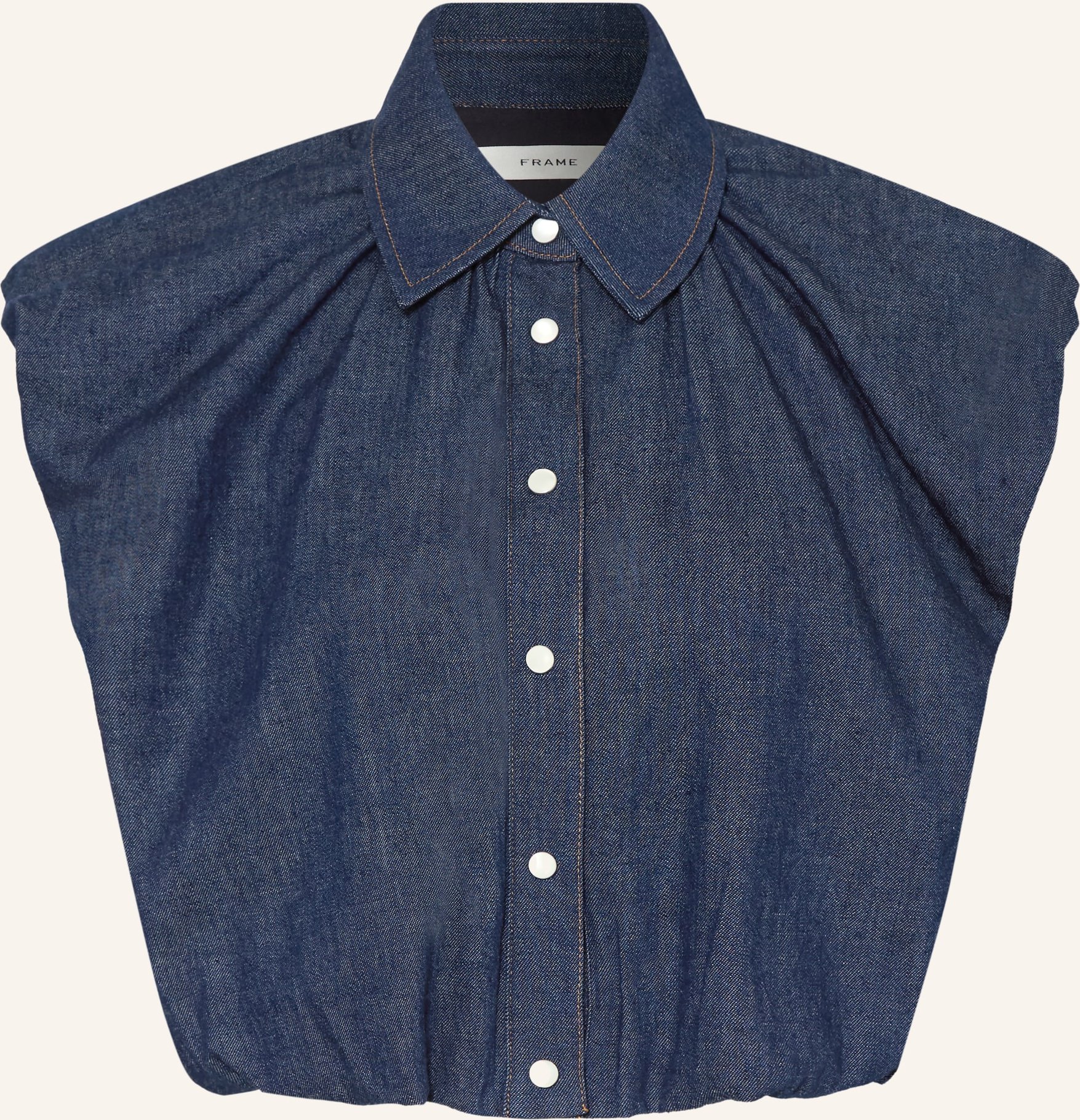 Frame Jeansbluse The Shell blau