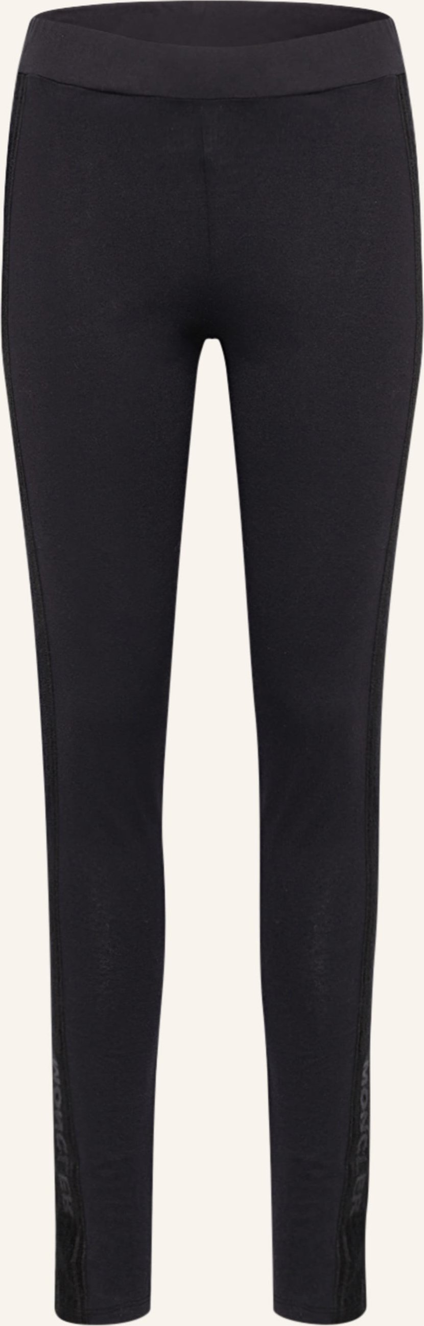 Moncler Enfant Leggings Mit Galonstreifen schwarz
