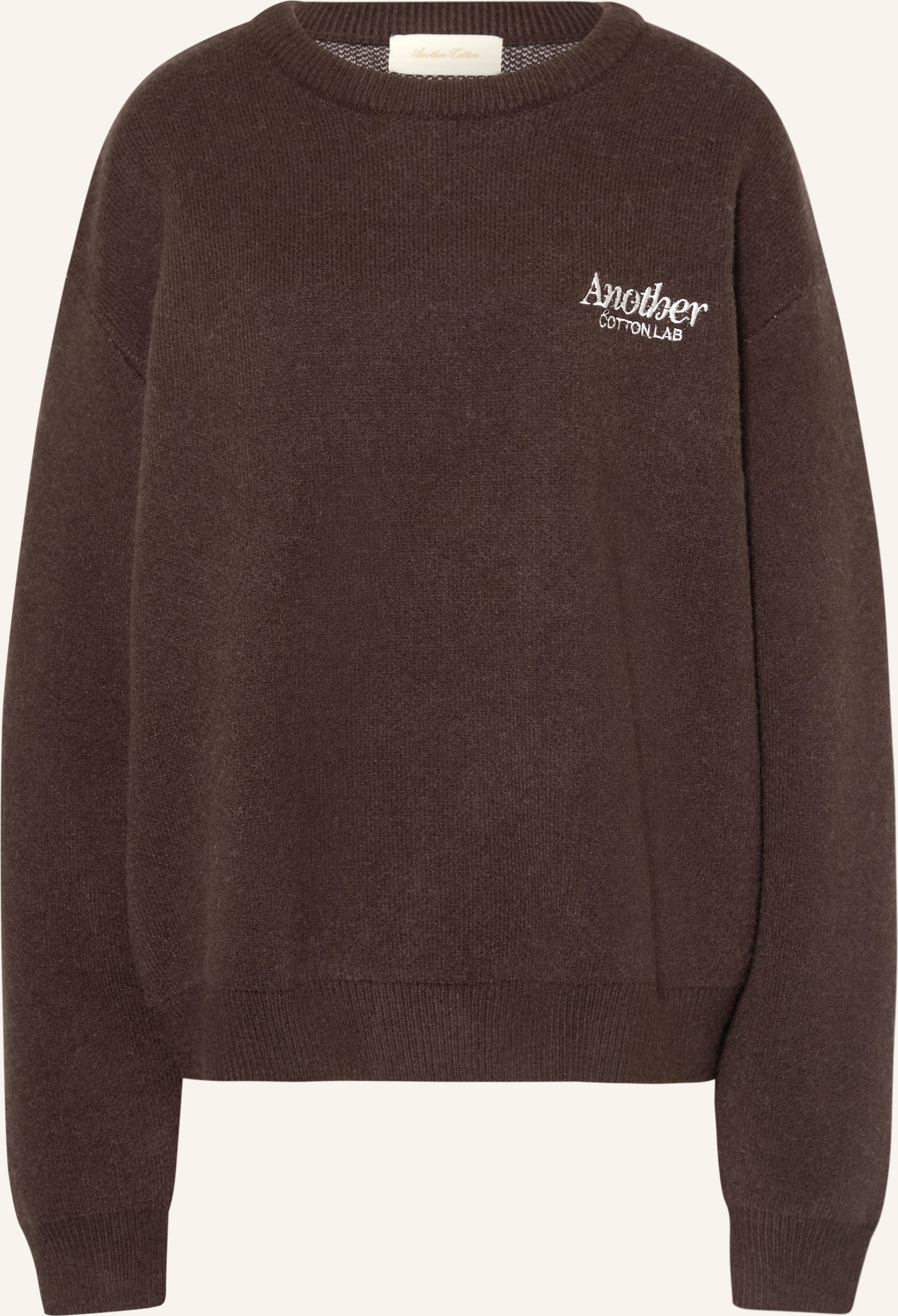 Another Cotton Lab Oversized-Pullover Wine & Vibe braun