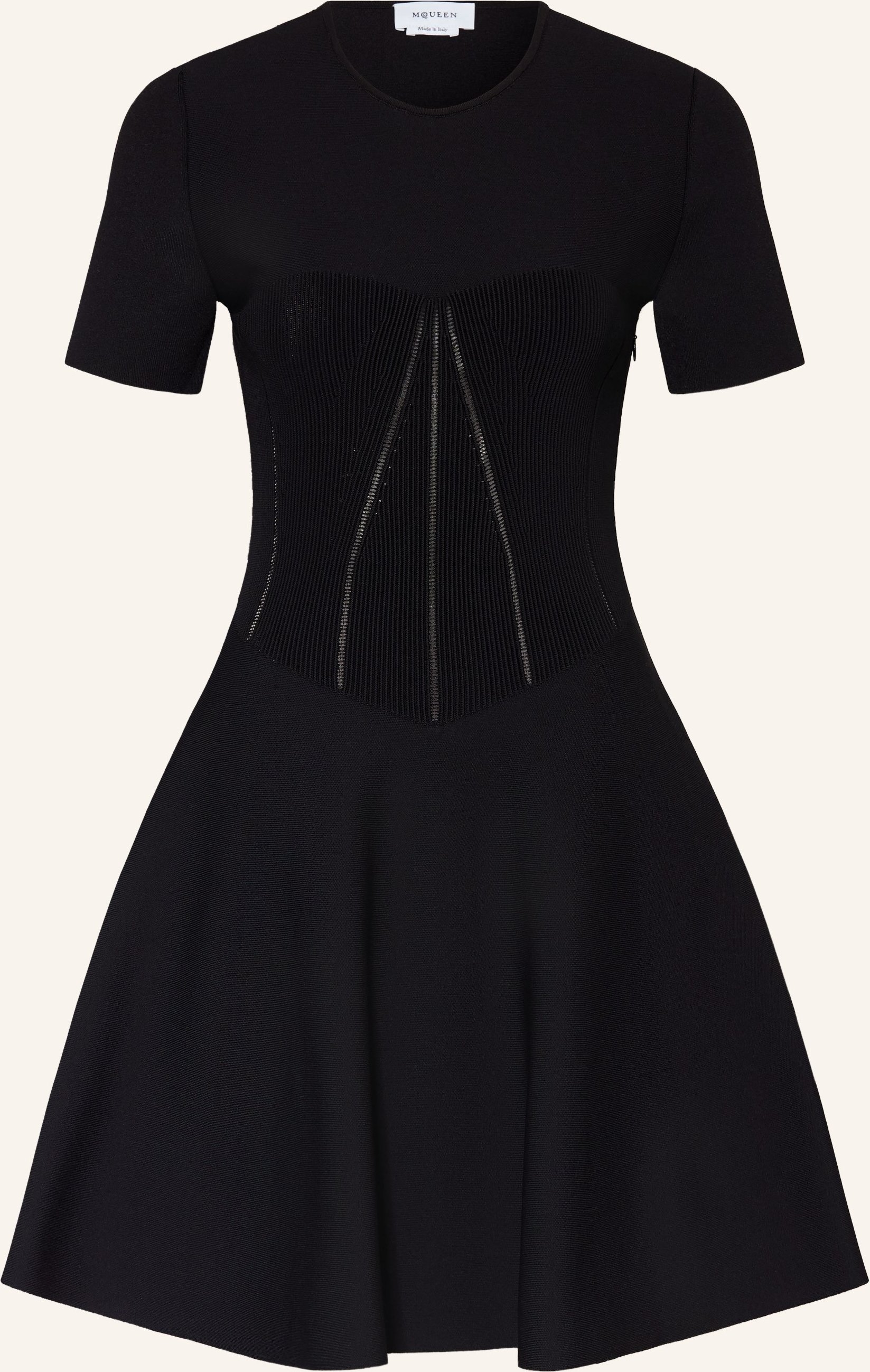 Mcqueen Cocktailkleid schwarz