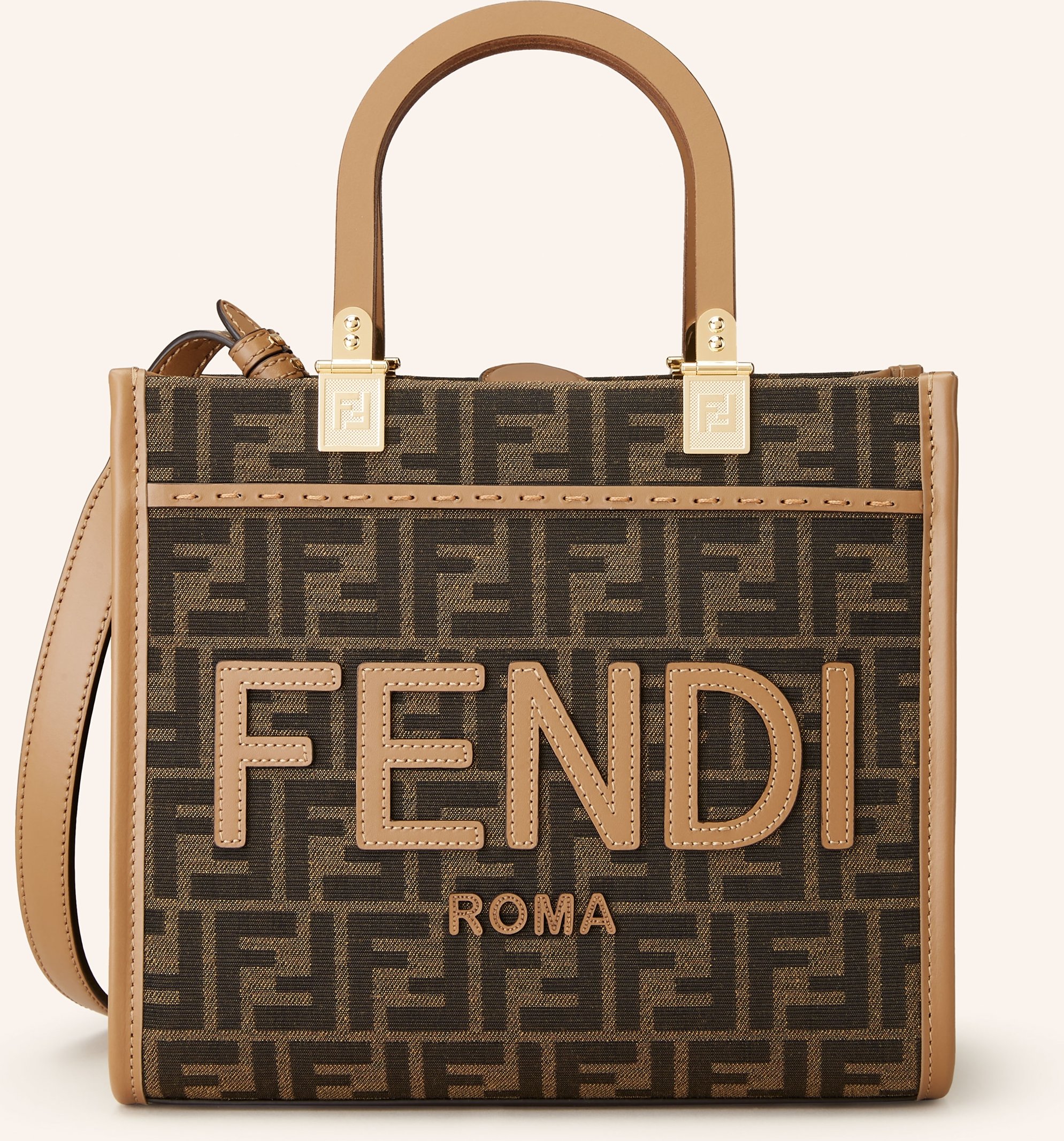 Fendi Shopper Sunshine braun