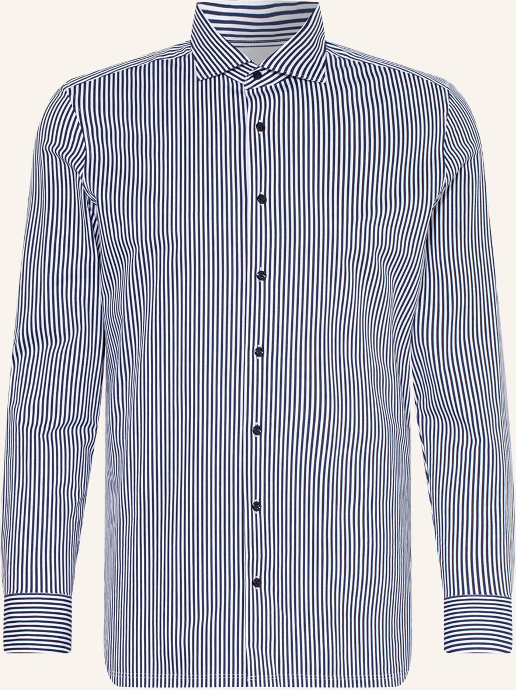 Thumbnail - Olymp Jerseyhemd Luxor 24/Seven Modern Fit blau