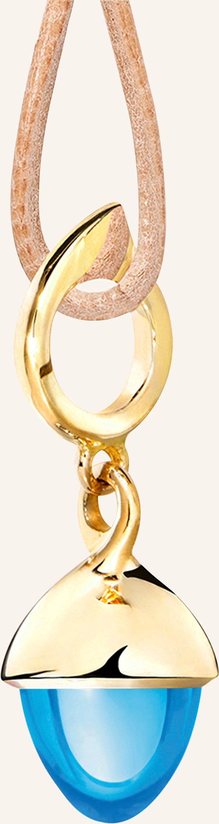 Tamara Comolli Anhänger Pendant Mikado Flamenco Swiss Topaz Aus 18 Karat Gelbgold Mit Swiss Topas gold