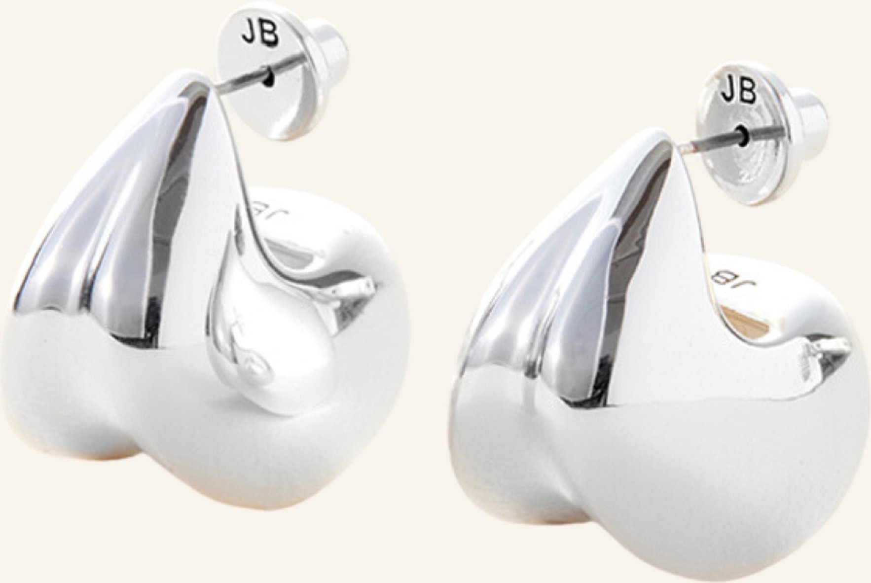 Jenny Bird Ohrringe Nouveaux Puff Earrings By Glambou silber