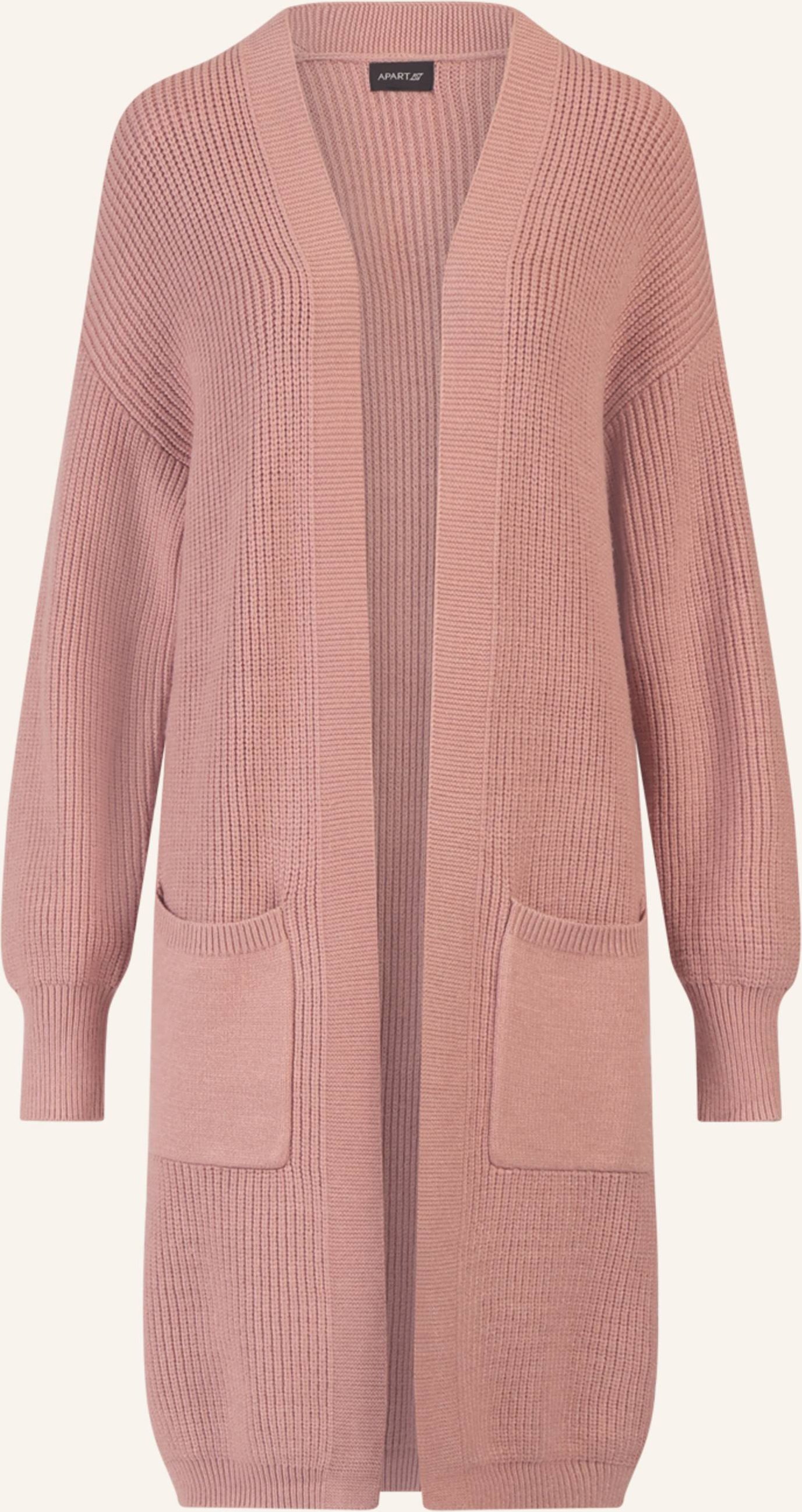 Apart Lange Strickjacke lila