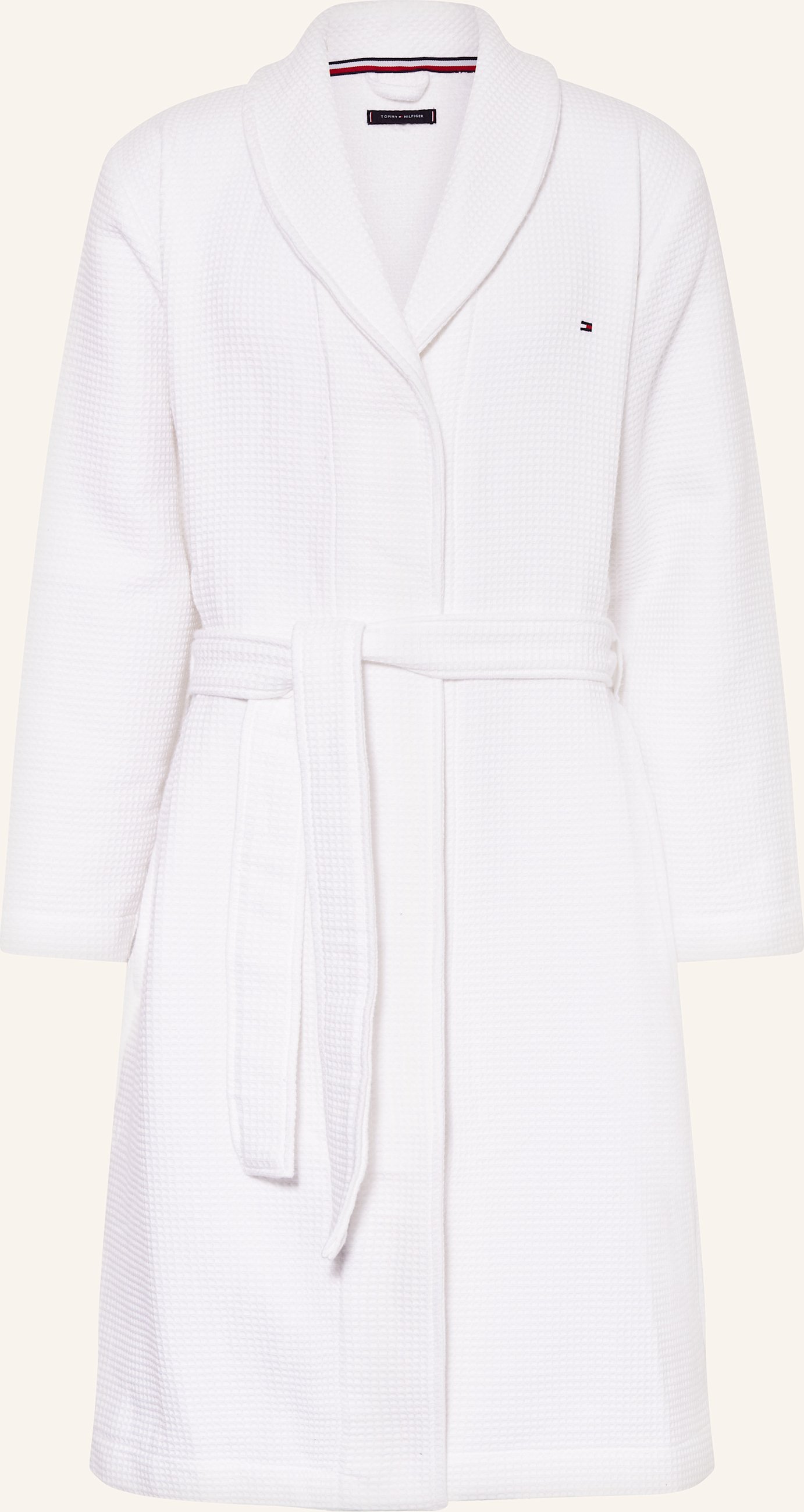 Tommy Hilfiger Herren-Bademantel weiss