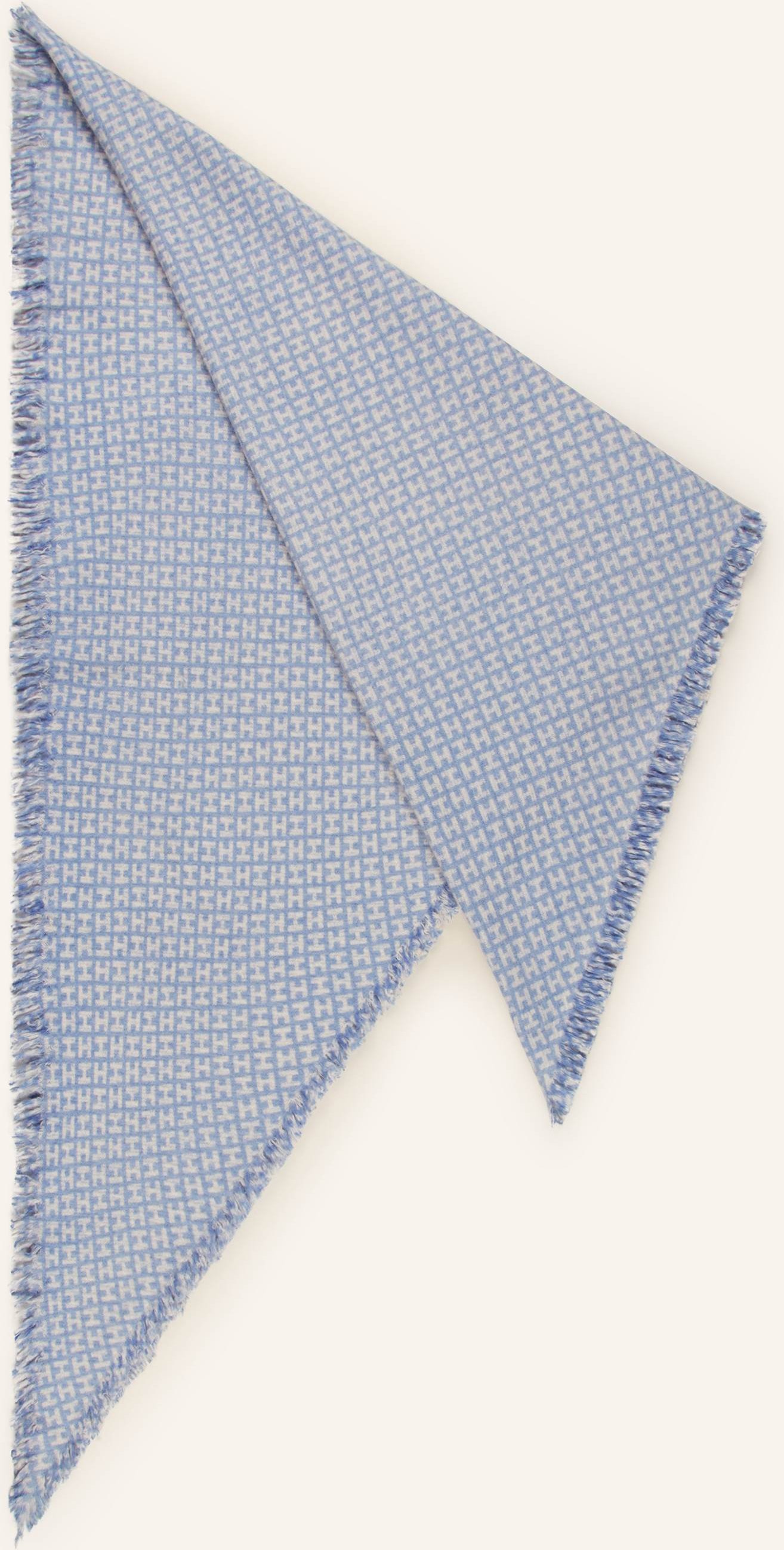 Hemisphere Dreieckstuch Aus Cashmere blau