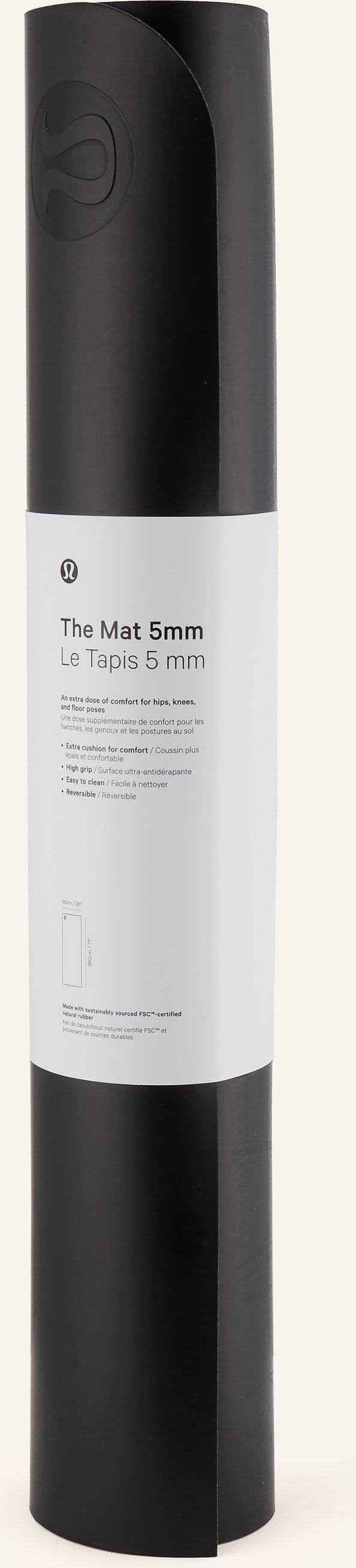 Lululemon Yogamatte The Mat 5mm schwarz