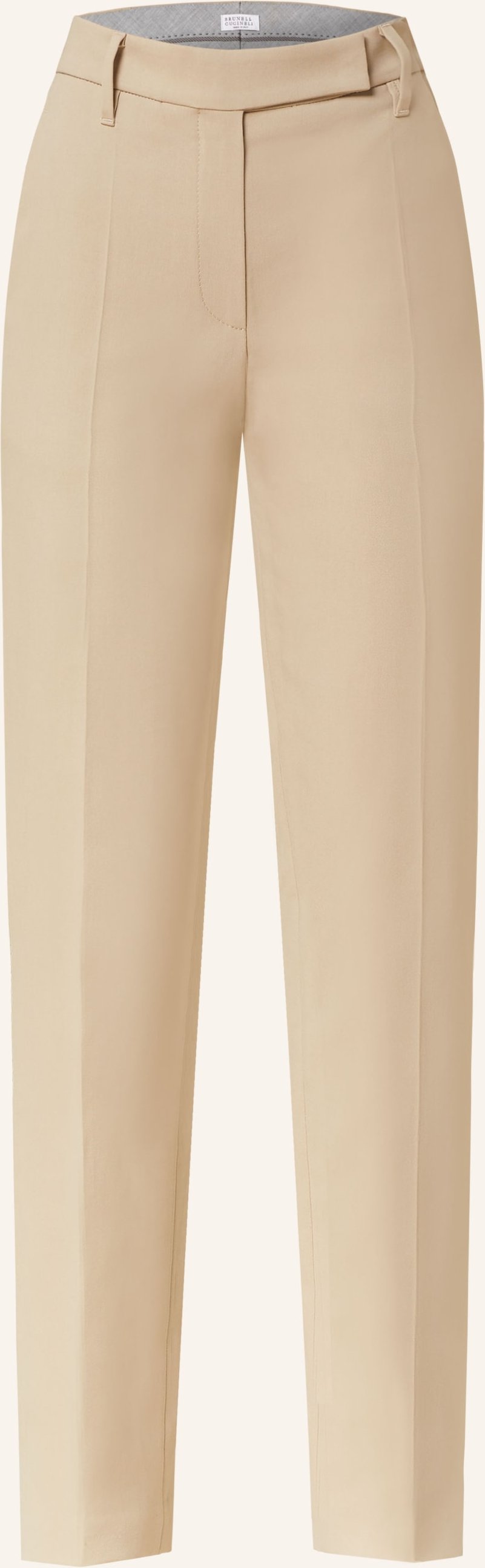Thumbnail - Brunello Cucinelli Marlenehose beige
