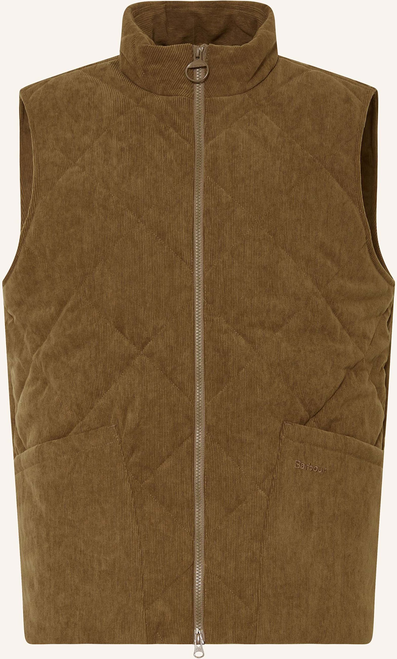 Thumbnail - Barbour Steppweste Liddesdale Aus Cord braun