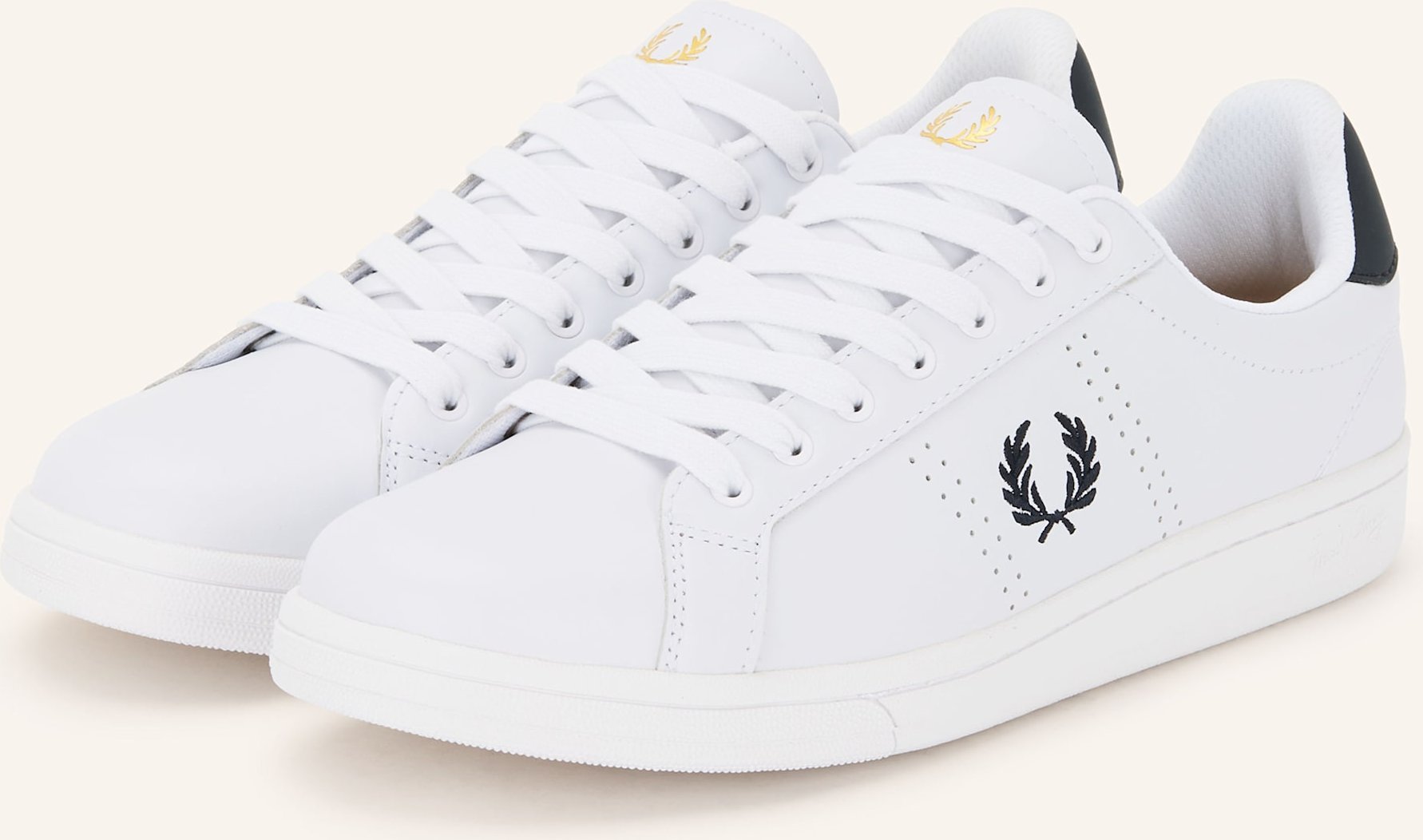 Thumbnail - Fred Perry Sneaker weiss
