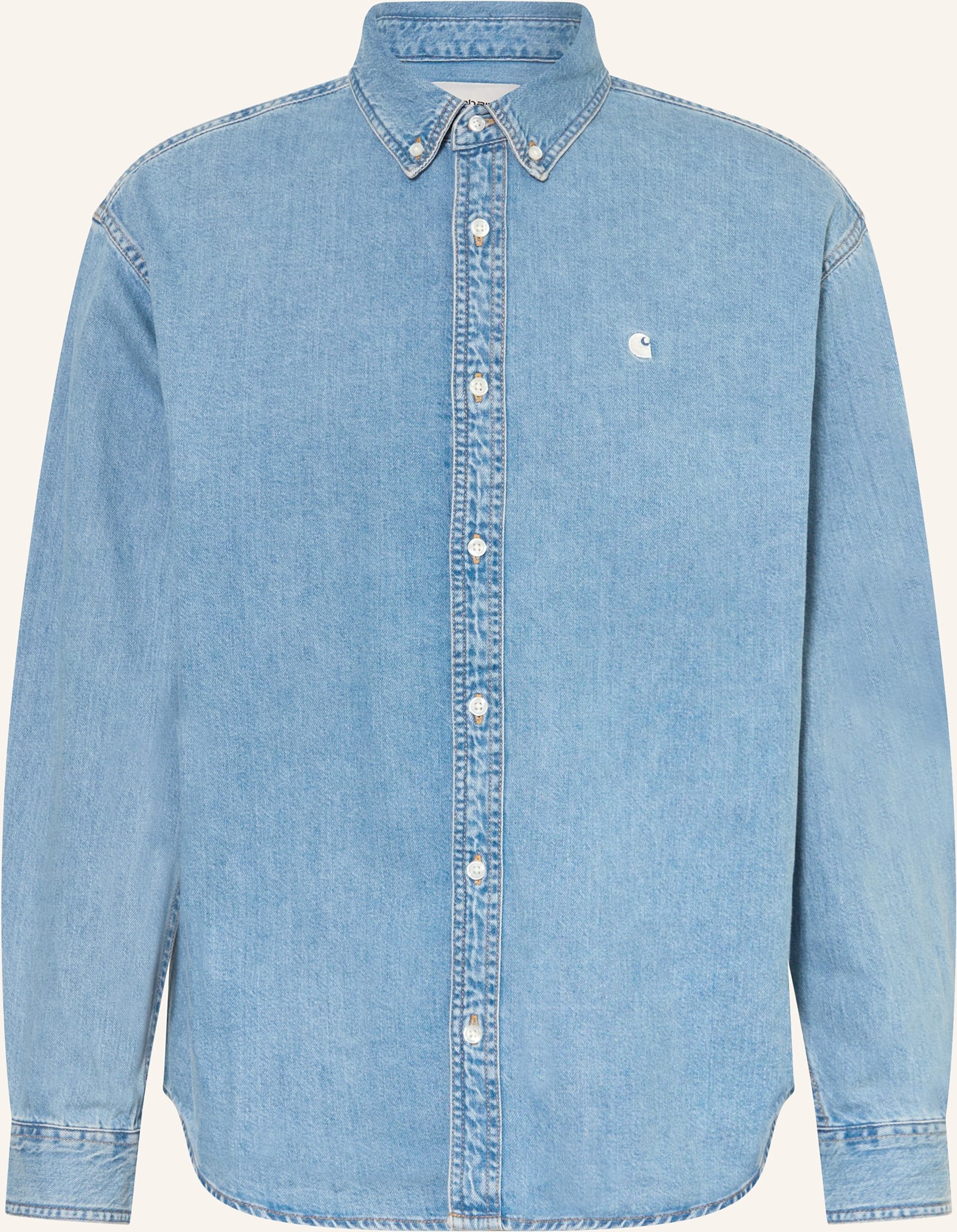 Thumbnail - Carhartt Wip Jeanshemd Lucas Comfort Fit blau