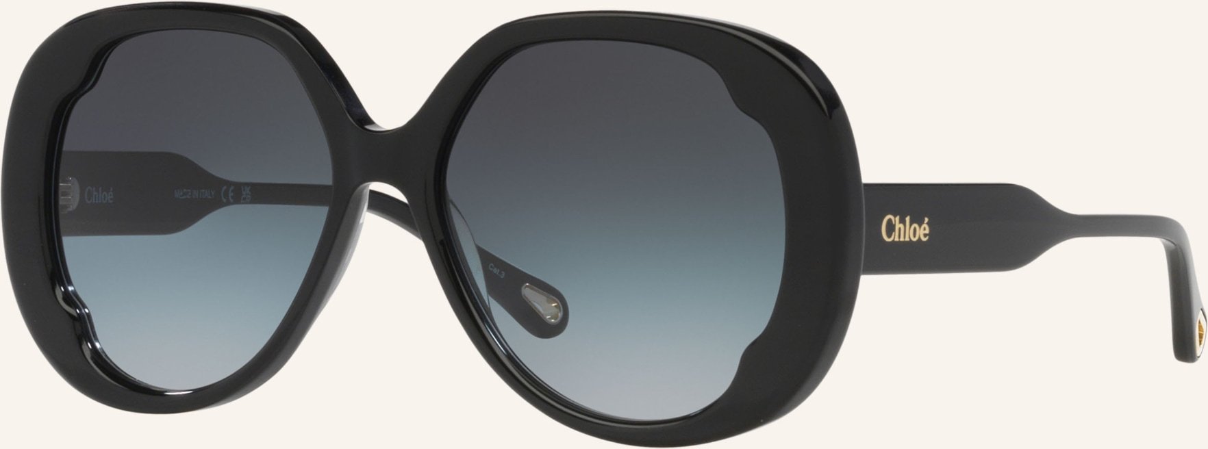 Chloé Sonnenbrille ch0195s schwarz