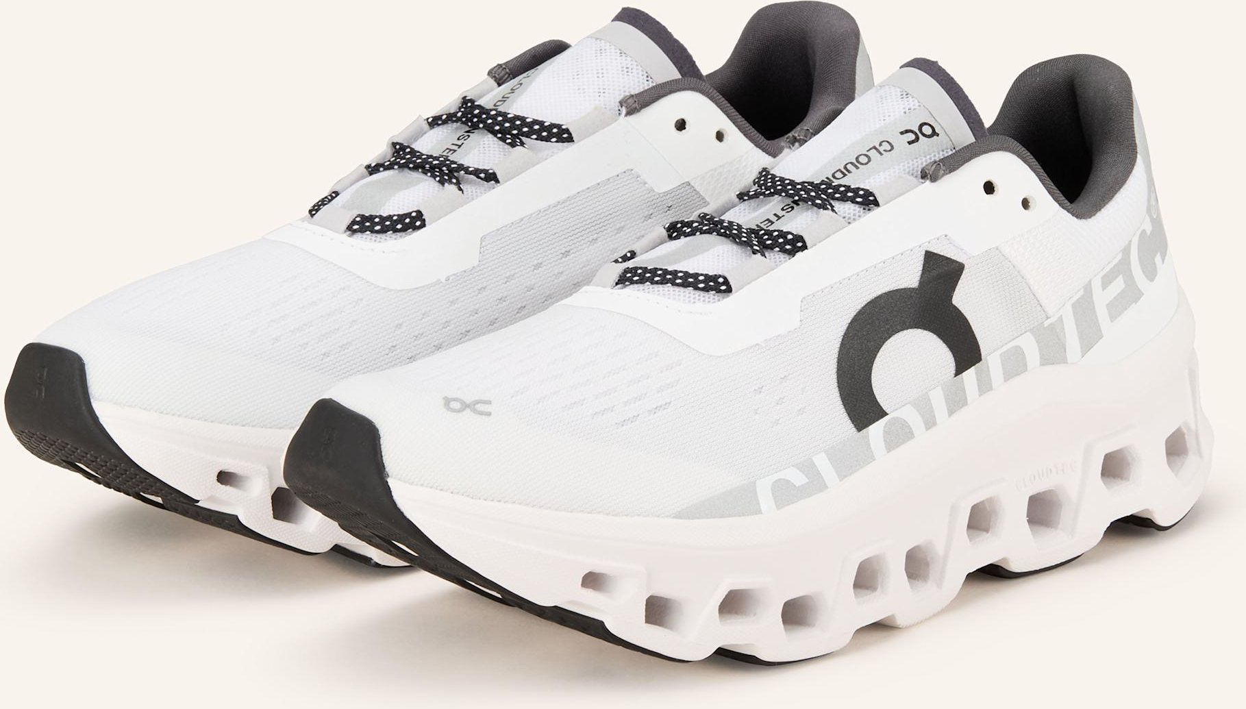 On Sneaker Cloudmonster weiss