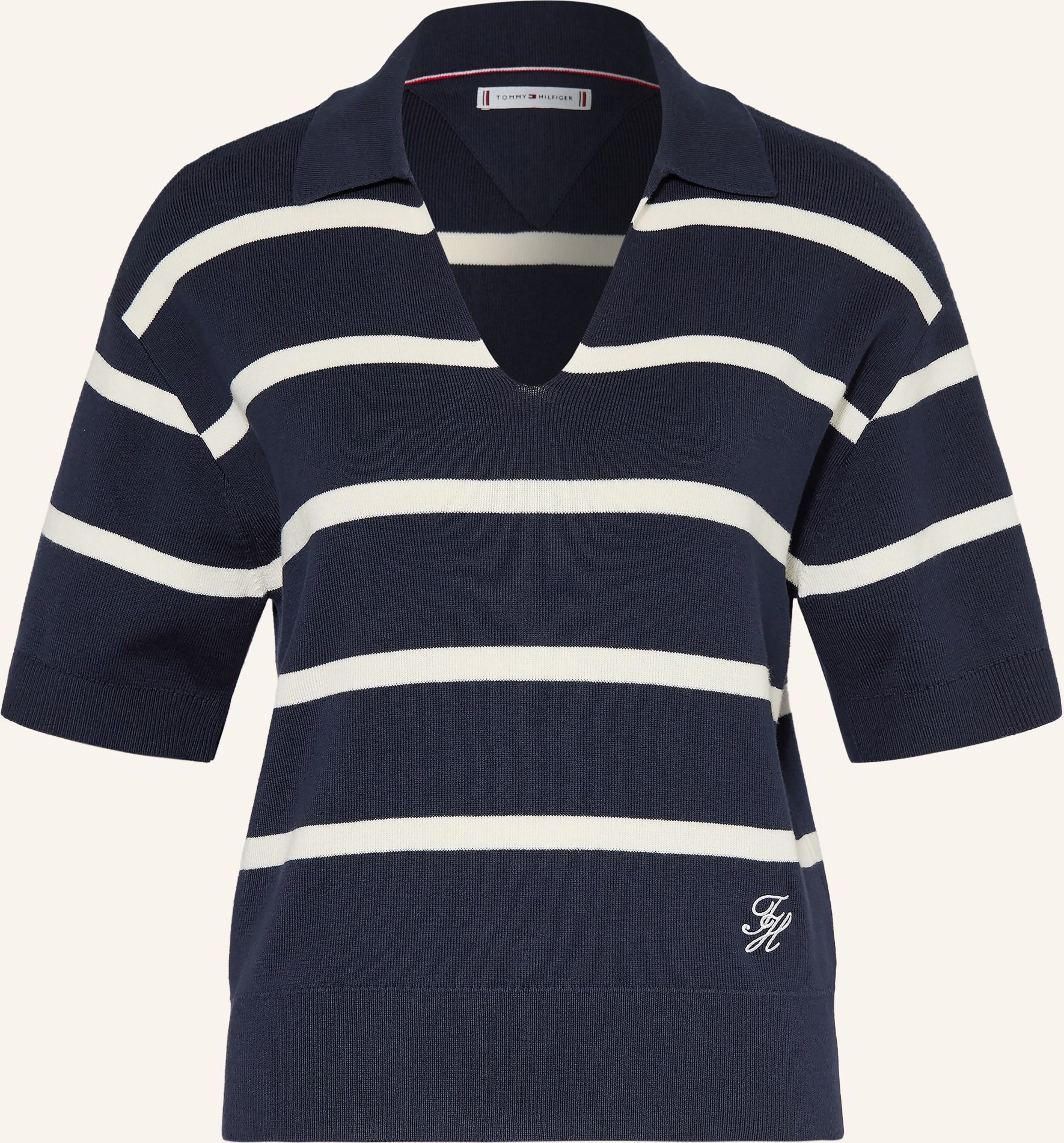 Tommy Hilfiger Strickshirt blau