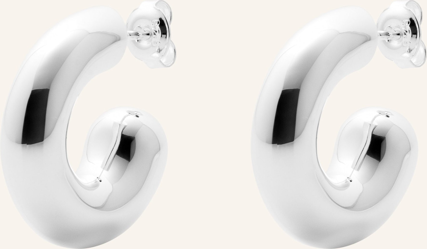 Lié Studio Ohrhänger Rose Earrings silber