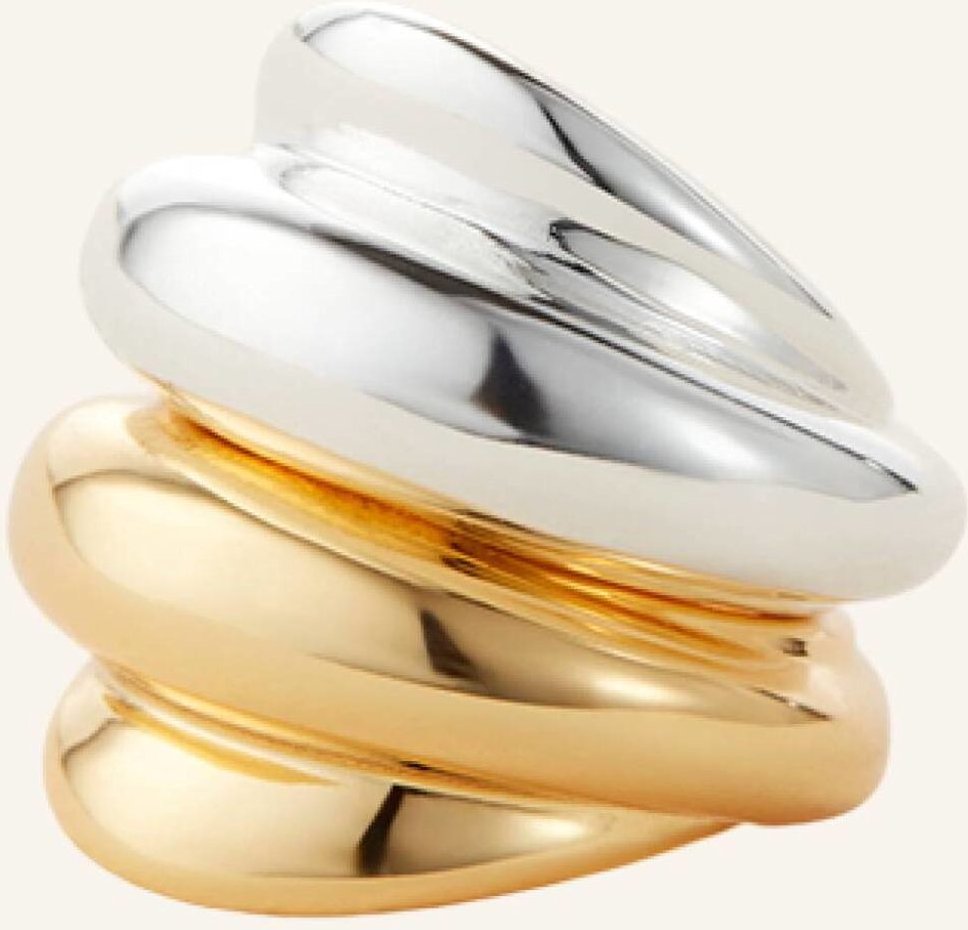 Jenny Bird Earcuff Leona Ear Cuff Set Two-Tone By Glambou gold