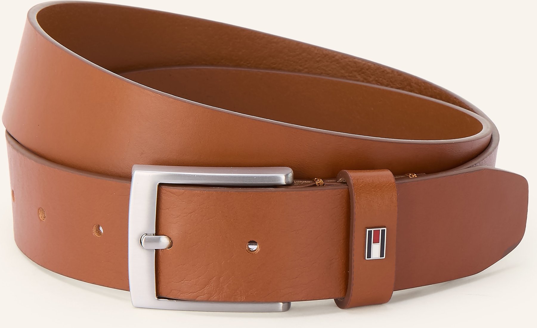 Thumbnail - Tommy Hilfiger Ledergürtel Adan braun