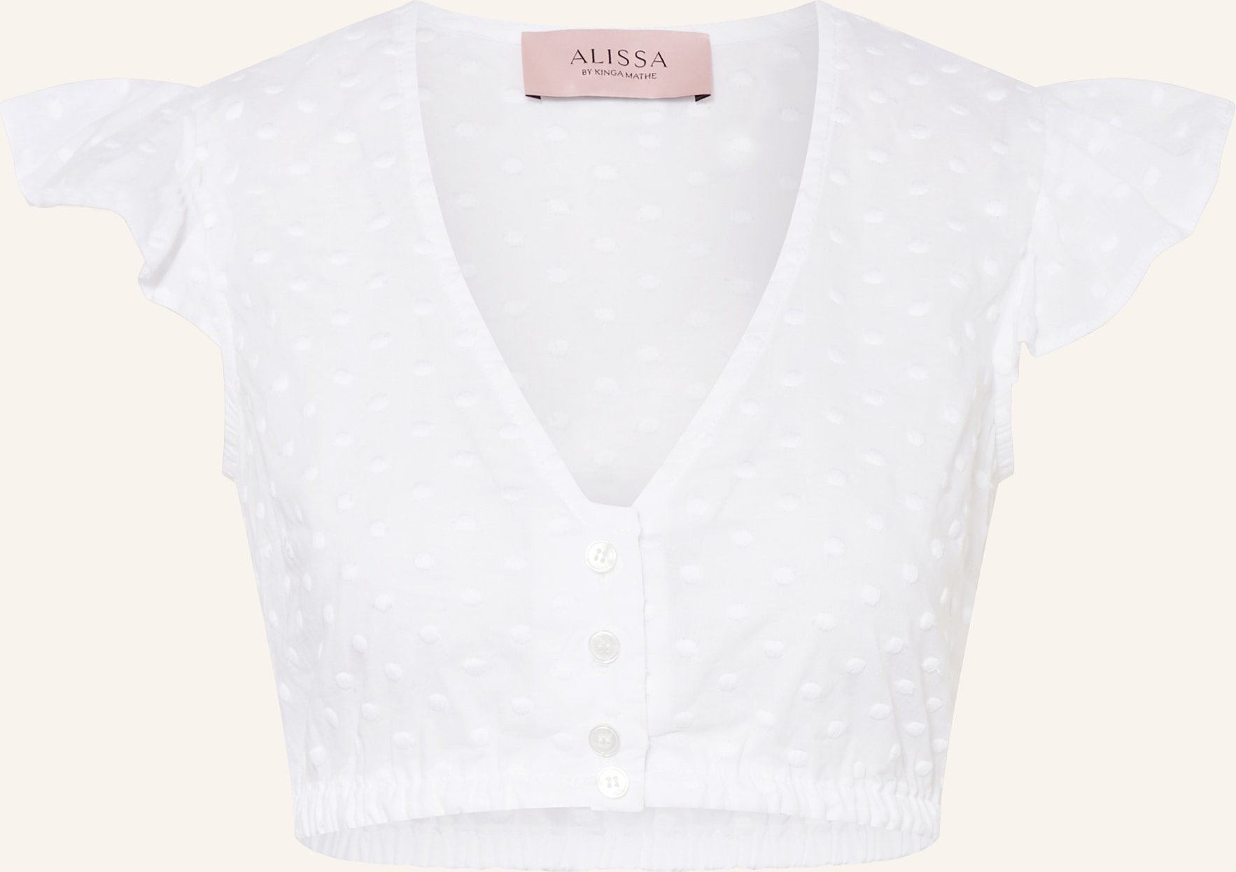 Alissa By Kinga Mathe Dirndlbluse Kiki weiss