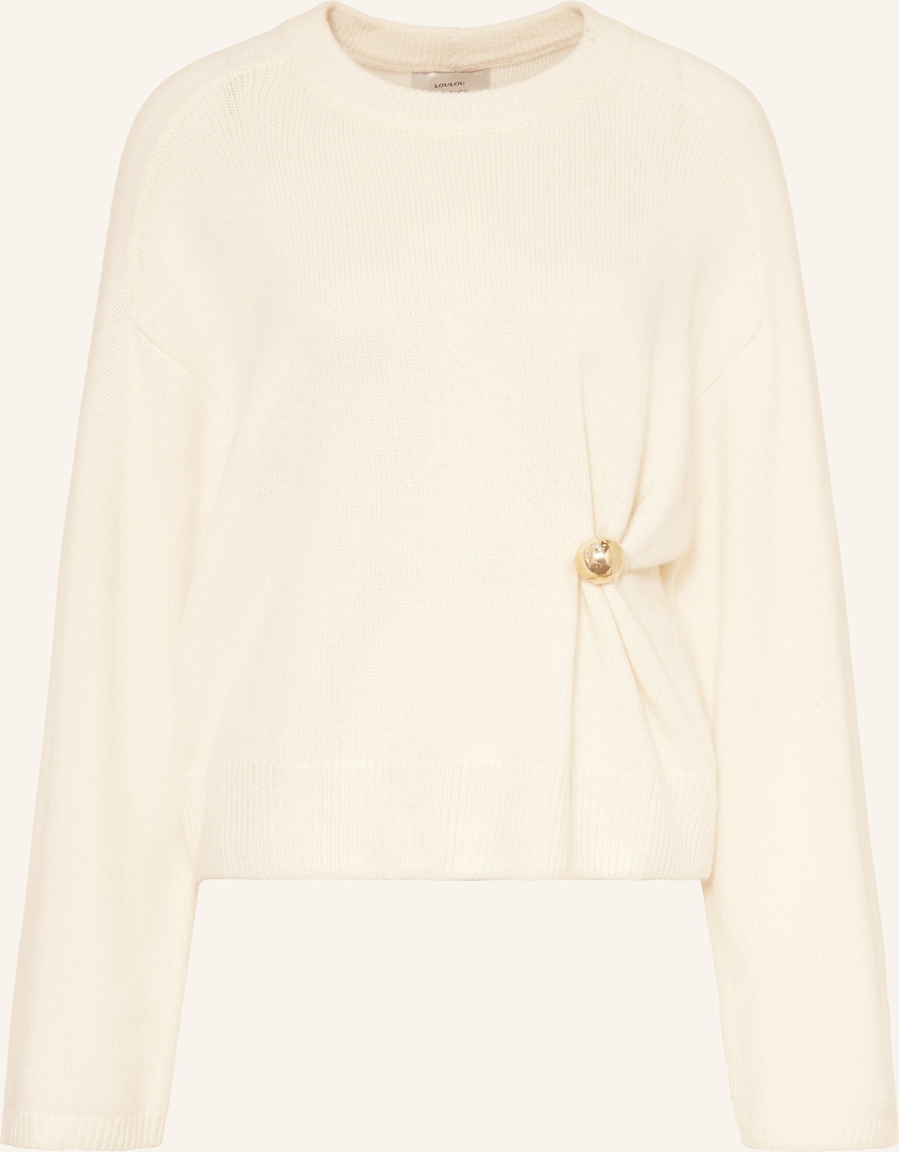 Loulou De Saison Cashmere-Pullover Bill beige