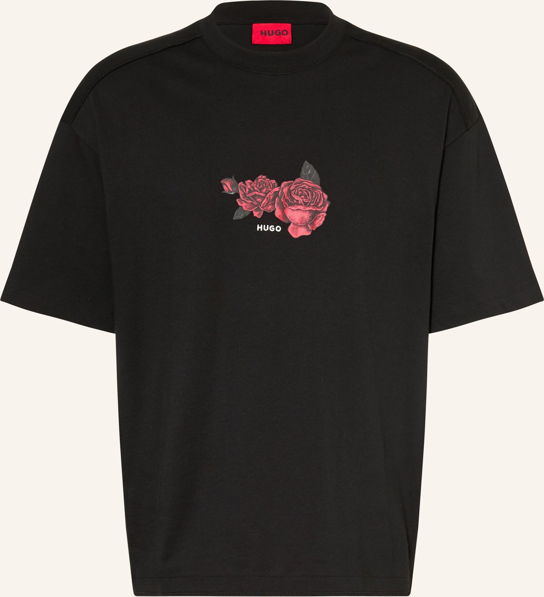 Hugo Oversized-Shirt Domans schwarz