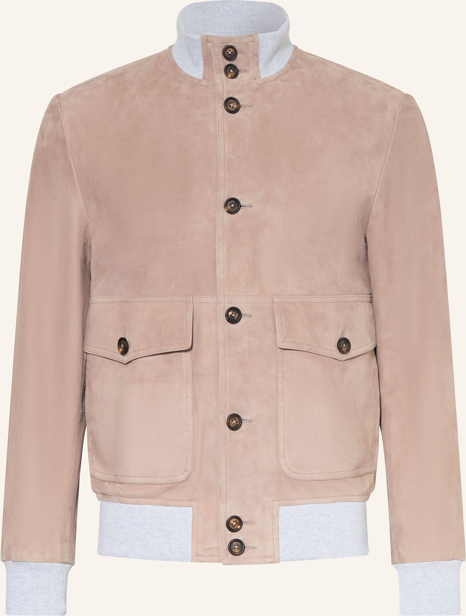 Eleventy Lederblouson rosa