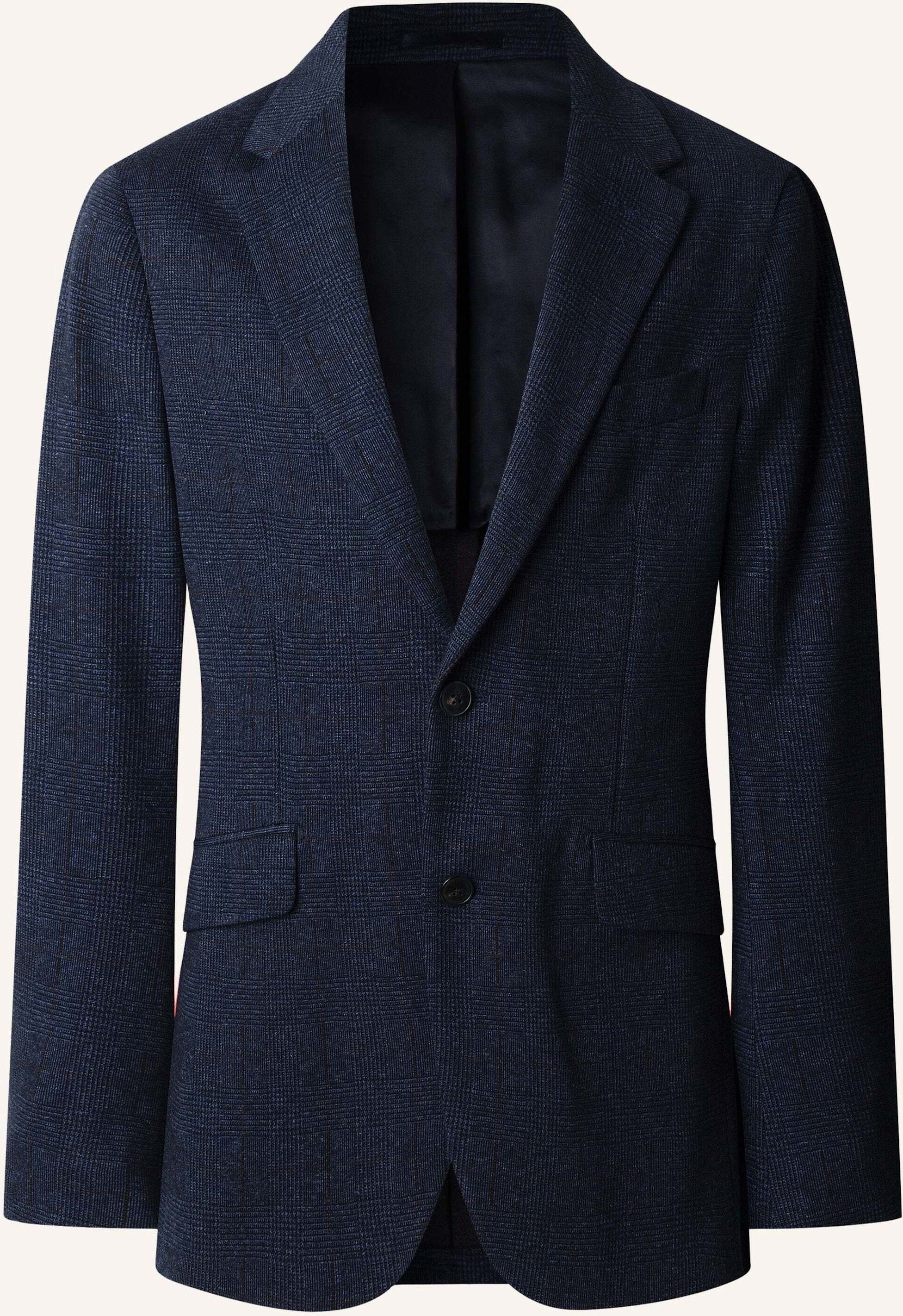 Hackett London Blazer Navy Pow Knit Cc blau