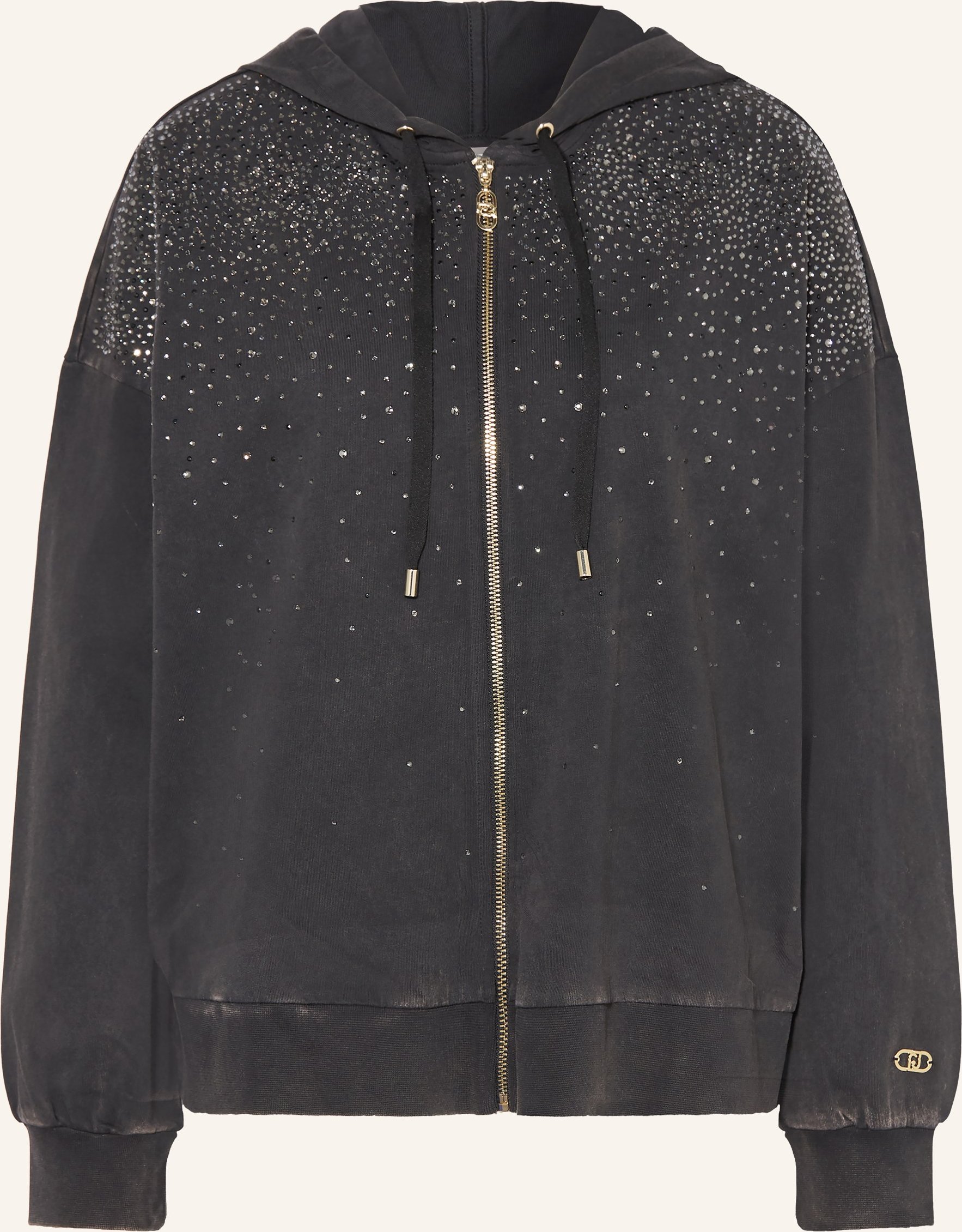 Liu Jo Sweatjacke Mit Schmucksteinen schwarz