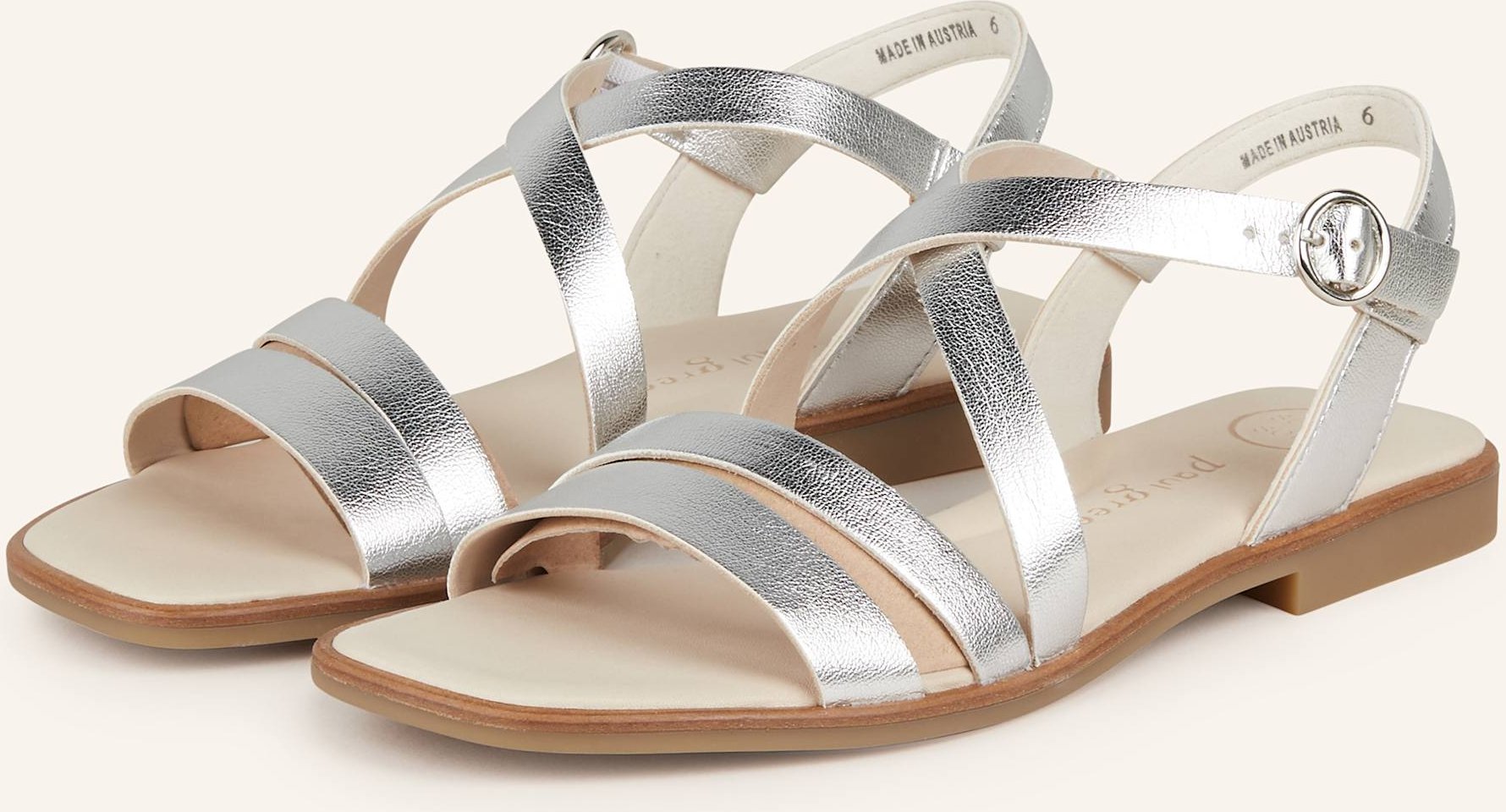 Paul Green Sandalen silber