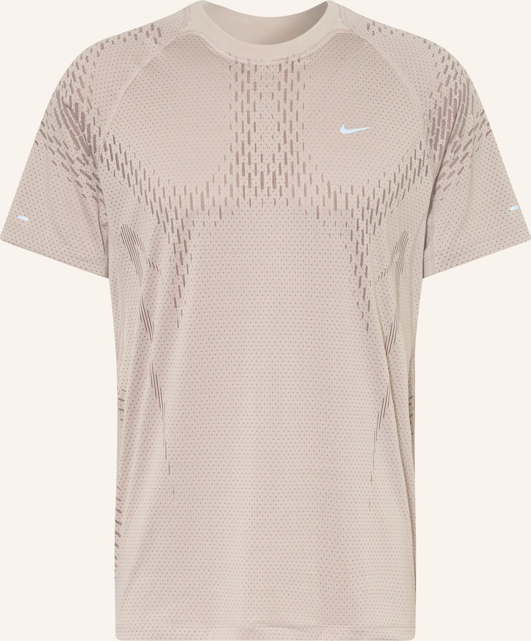 Nike Laufshirt Stride Plus beige