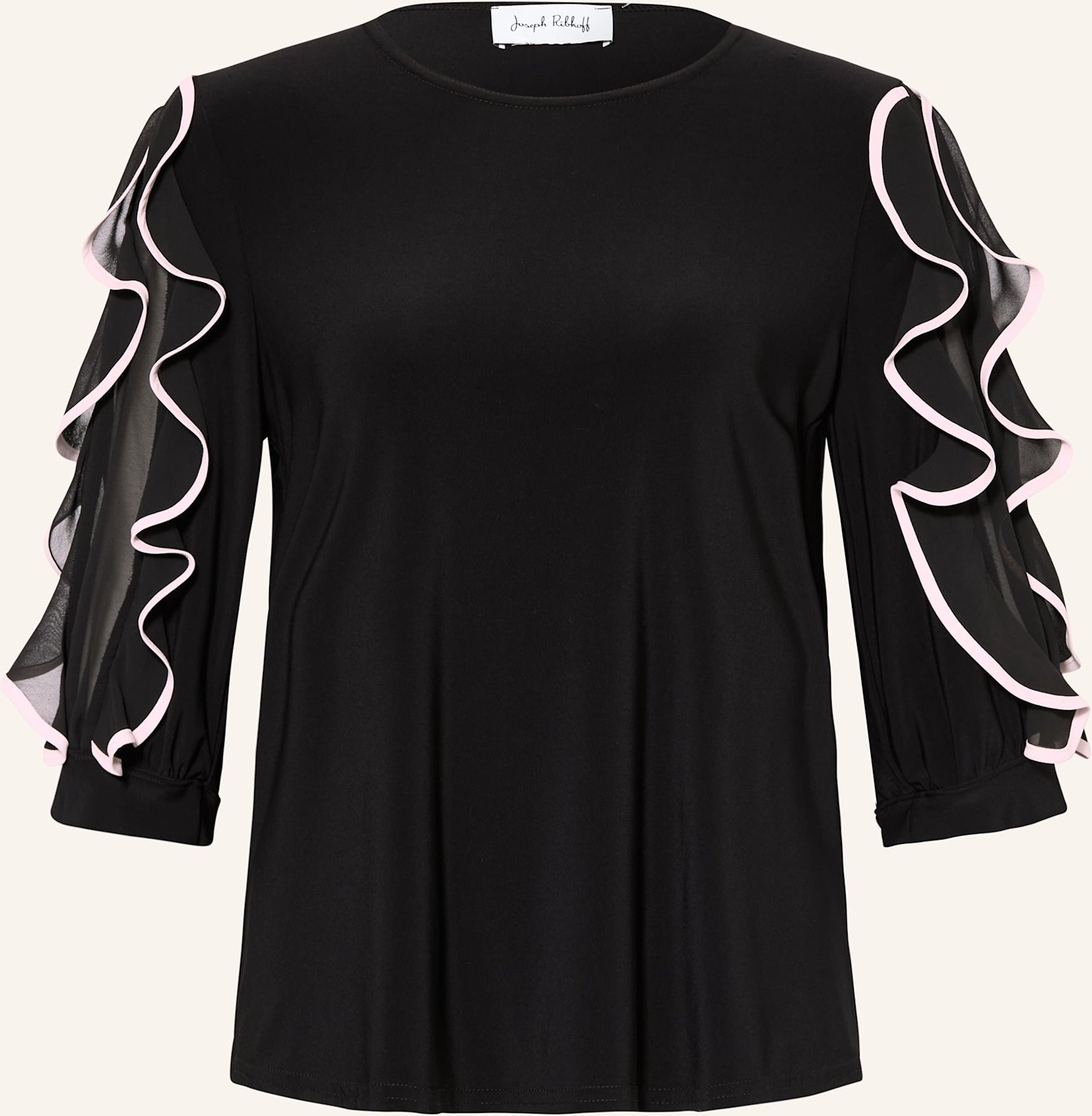 Joseph Ribkoff Blusenshirt Mit Volants Und 3/4-Arm schwarz