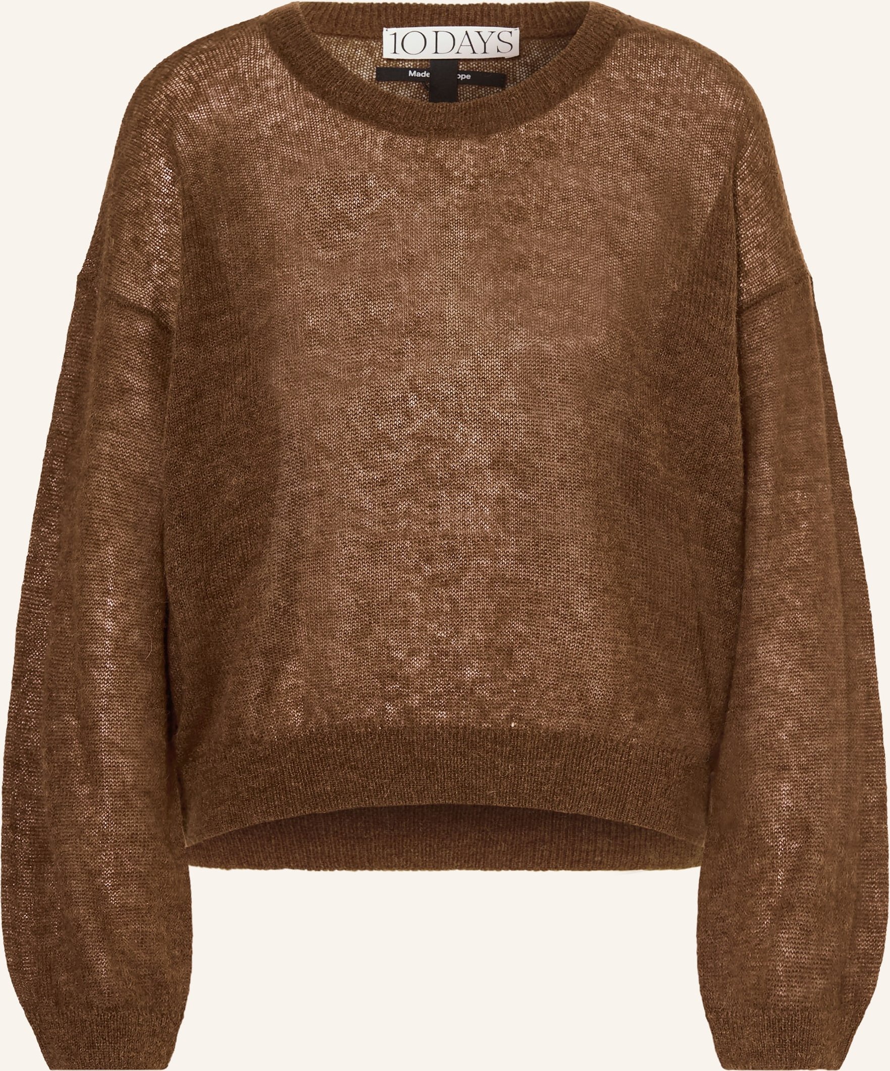 10days Pullover Mit Alpaka braun