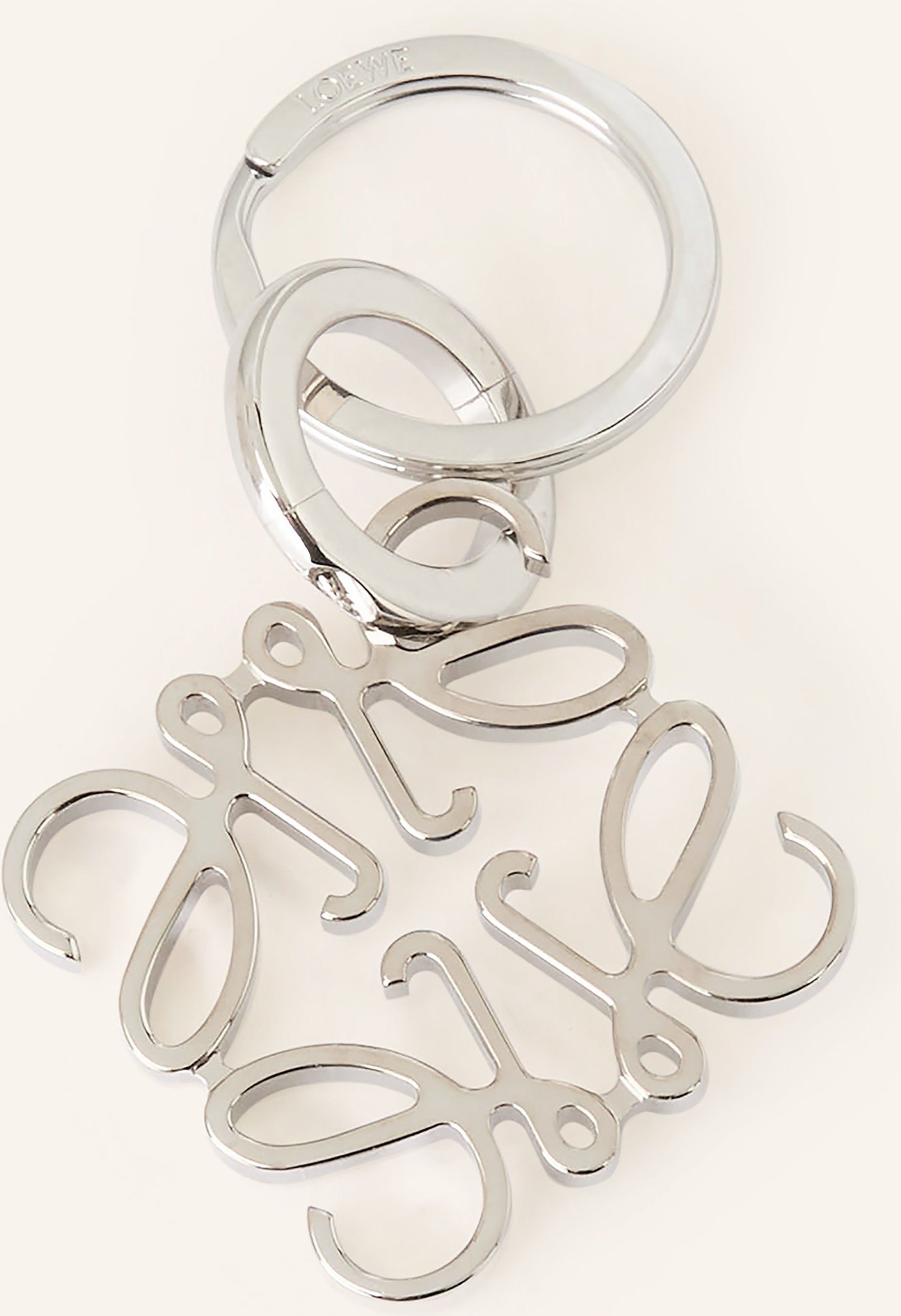 Loewe Schlüsselanhänger Anagram silber