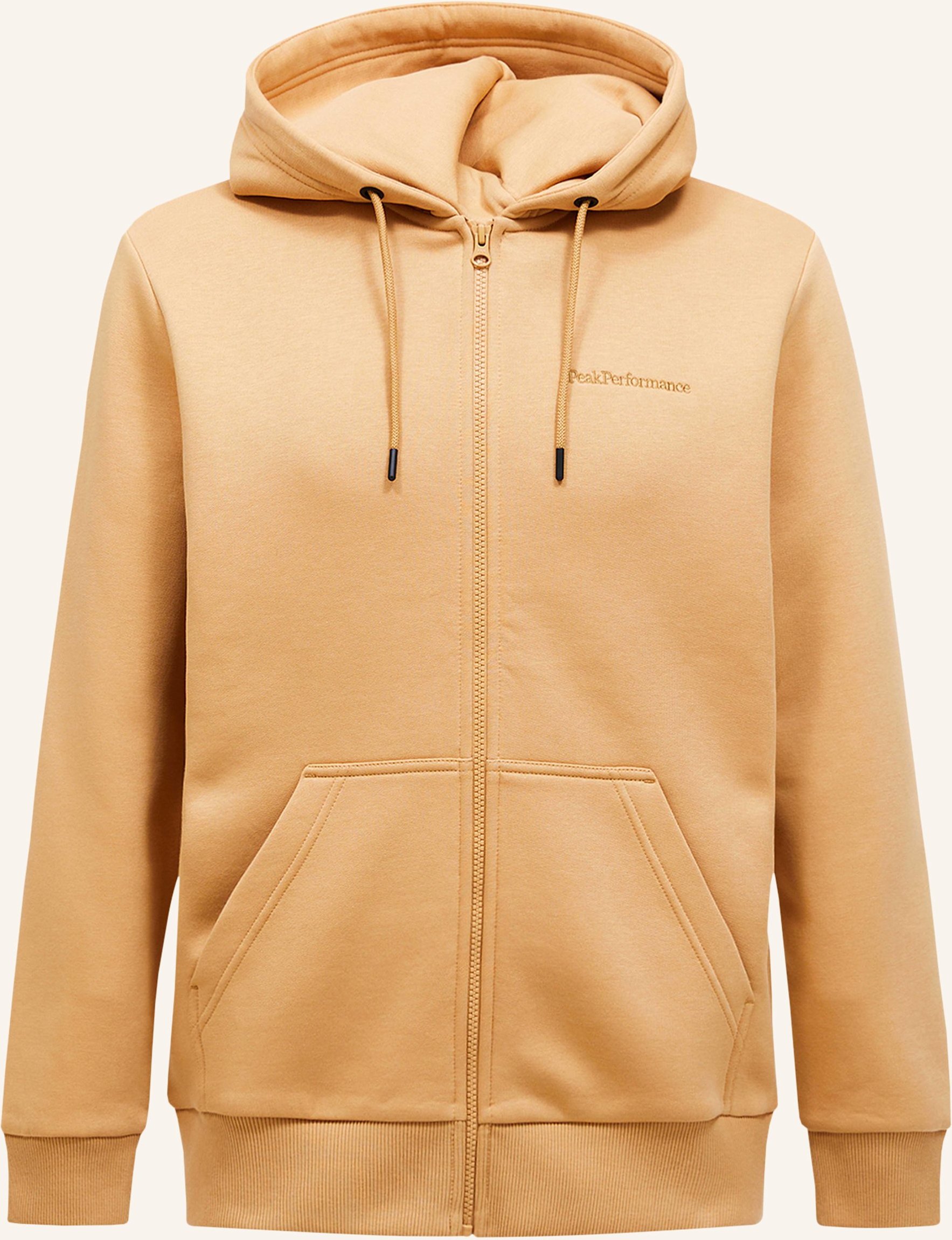 Peak Performance Kapuzensweatshirtjacke braun