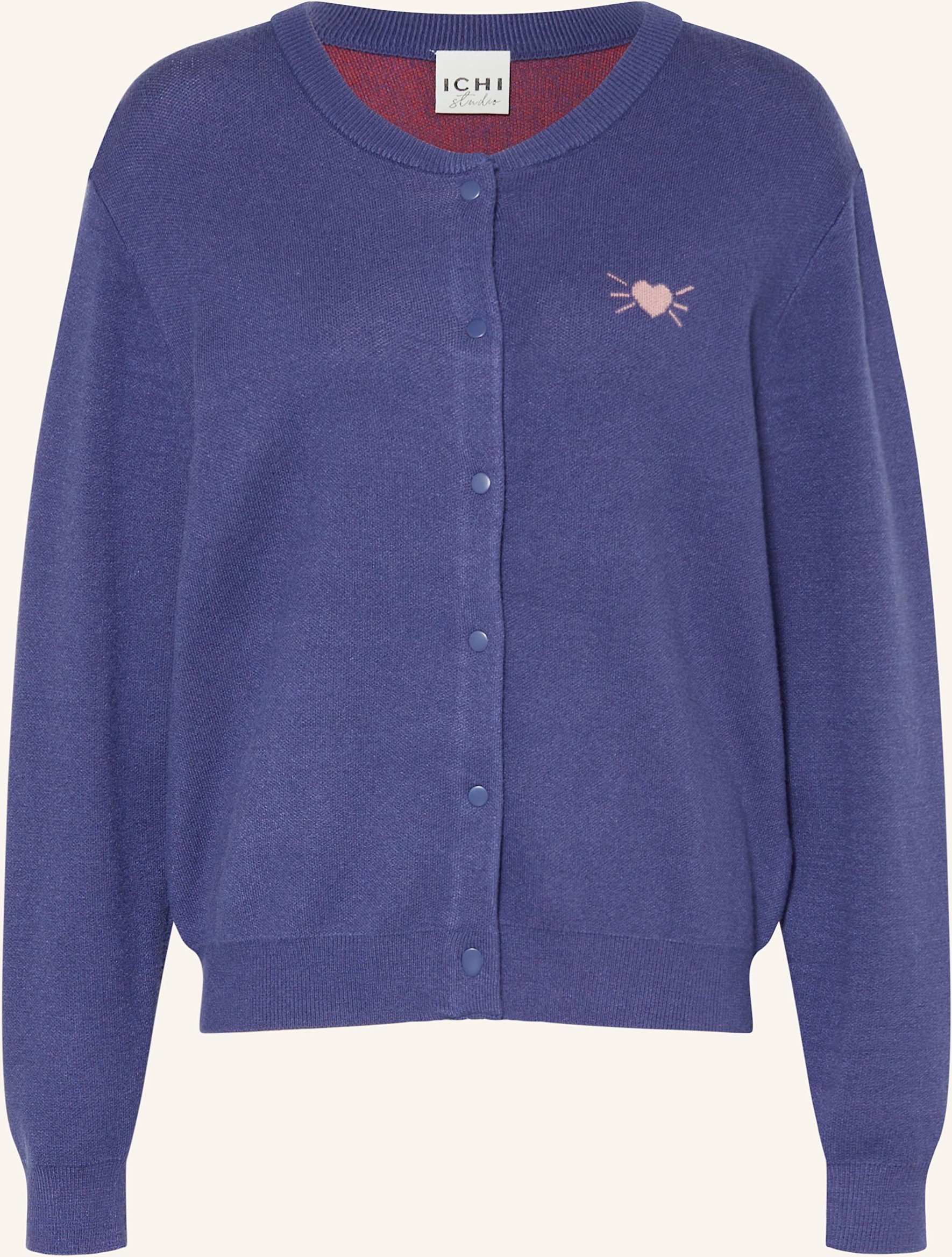 Thumbnail - Ichi Strickjacke Ihezanora blau