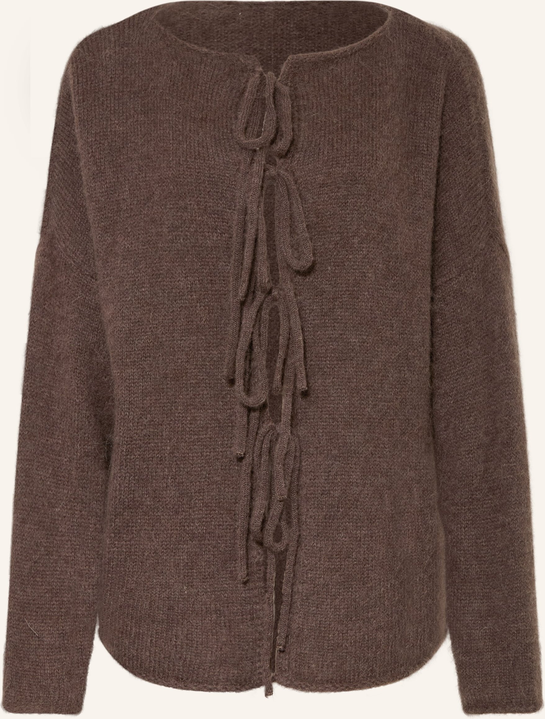 By Aylin Koenig Strickjacke Mana Mit Alpaka braun